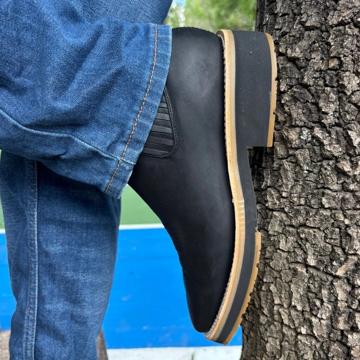 Botín Doble Densidad Negro