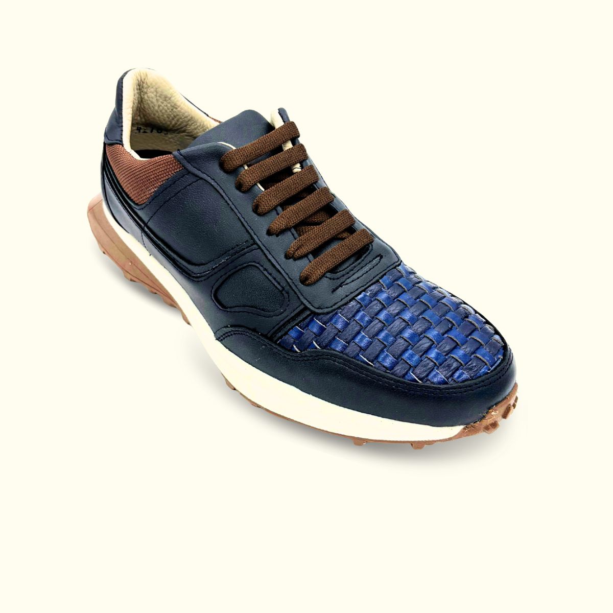 Tenis Tejido Azul