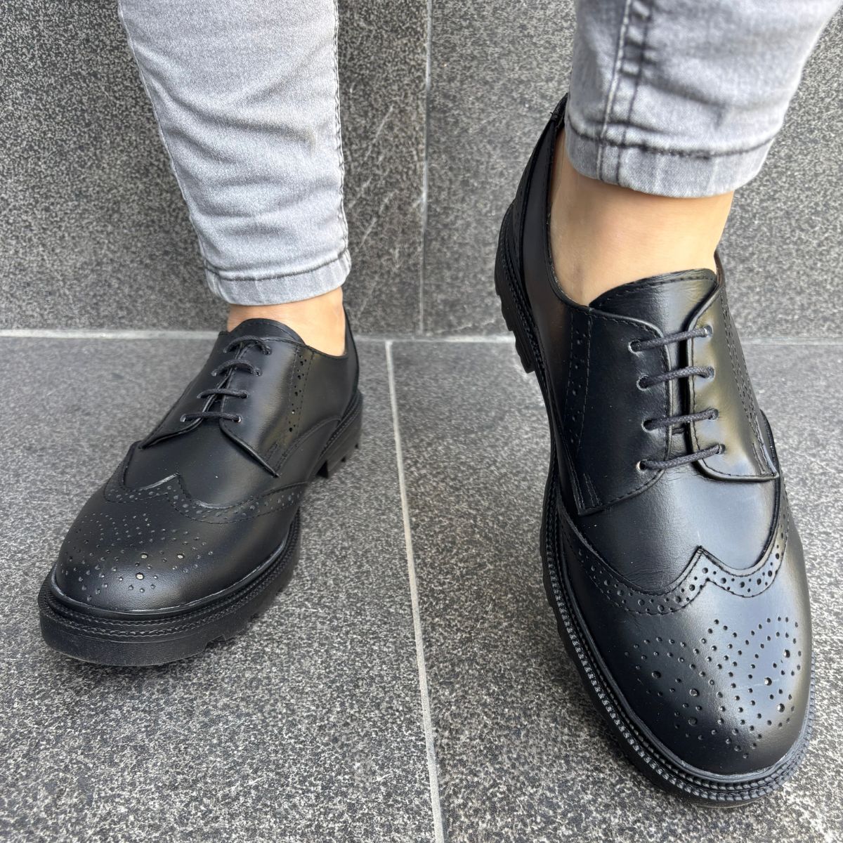 Zapato Bostoniano Negro