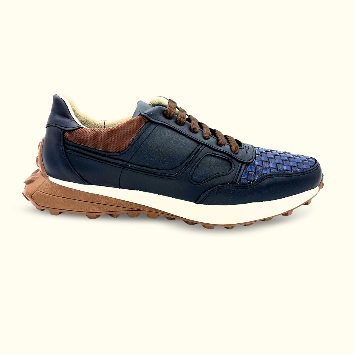 Tenis Tejido Azul
