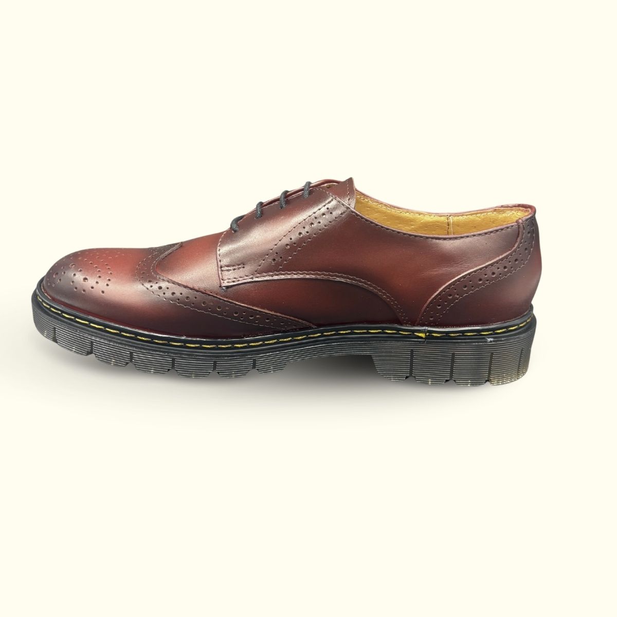 Zapato Bostoniano Humo Rojo