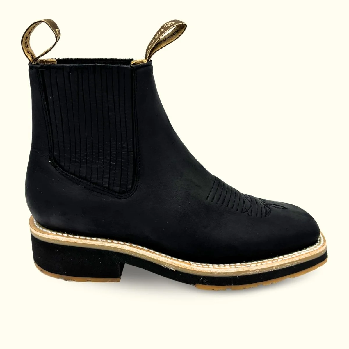 Botín Doble Densidad Negro