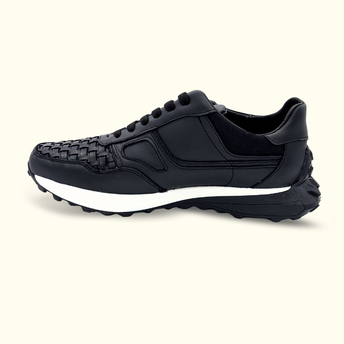 Tenis Tejido Negro