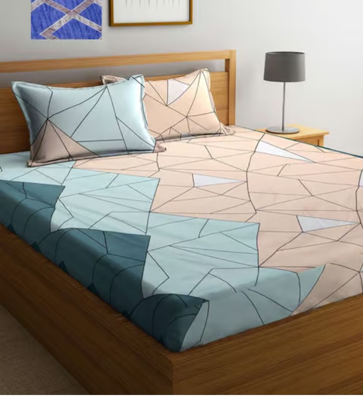 Geometric Pattern Bed Sheet Set