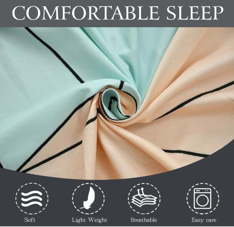 Geometric Pattern Bed Sheet Set