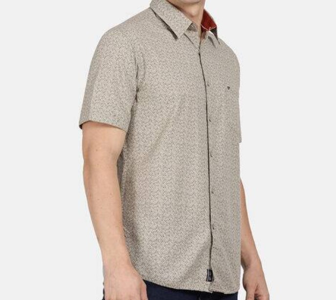 Men's Short Sleeve Printed Shirt