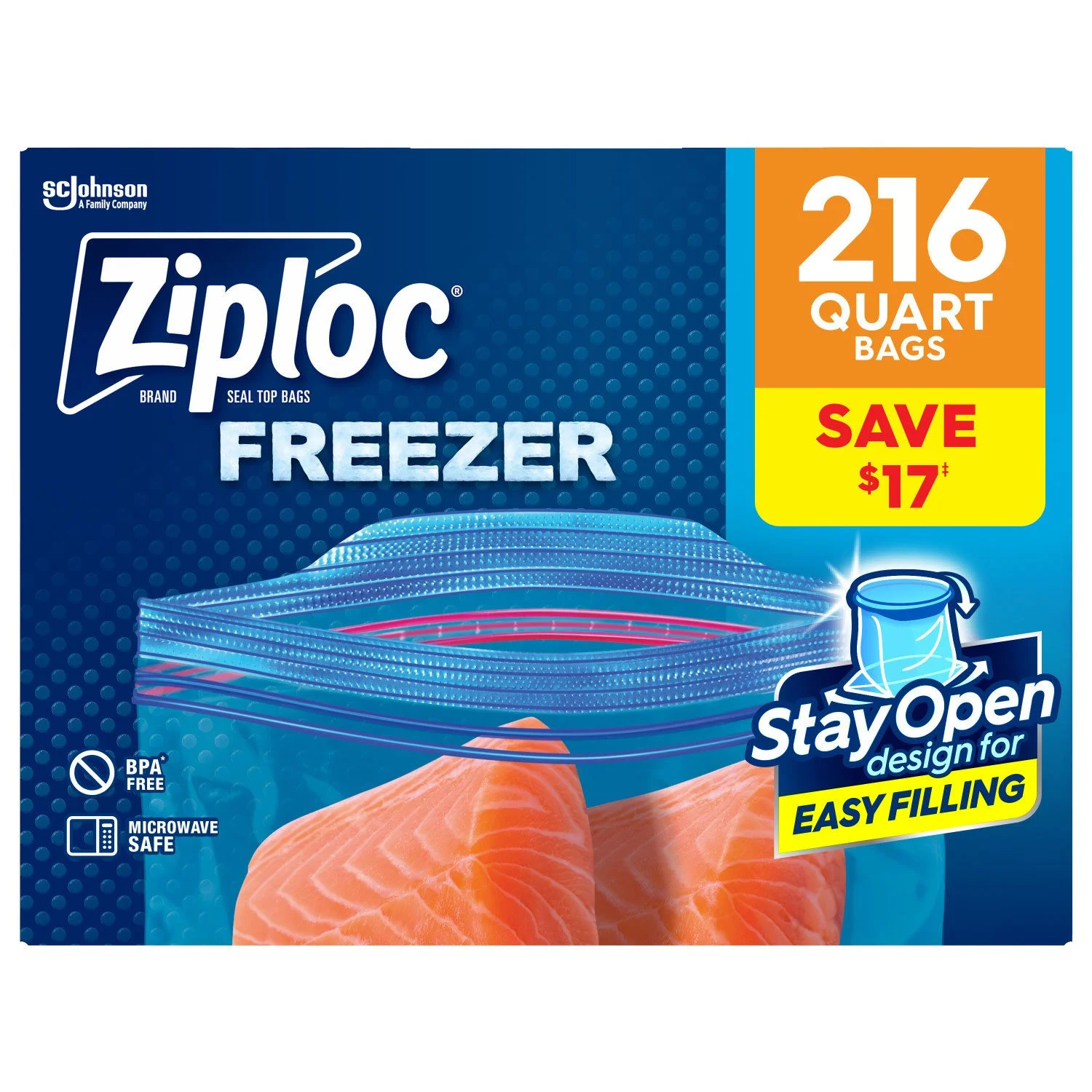Ziploc Freezer Quart Bags