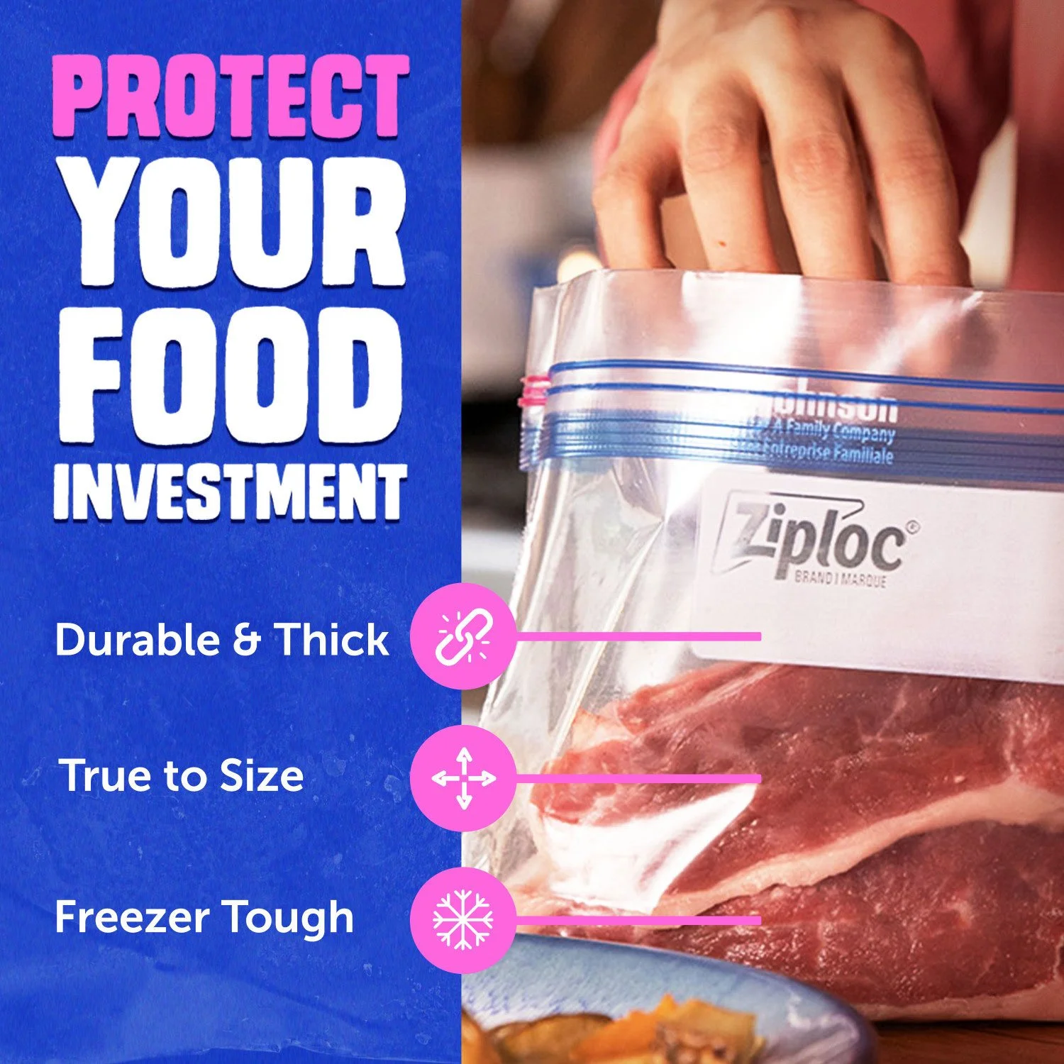 Ziploc Freezer Quart Bags