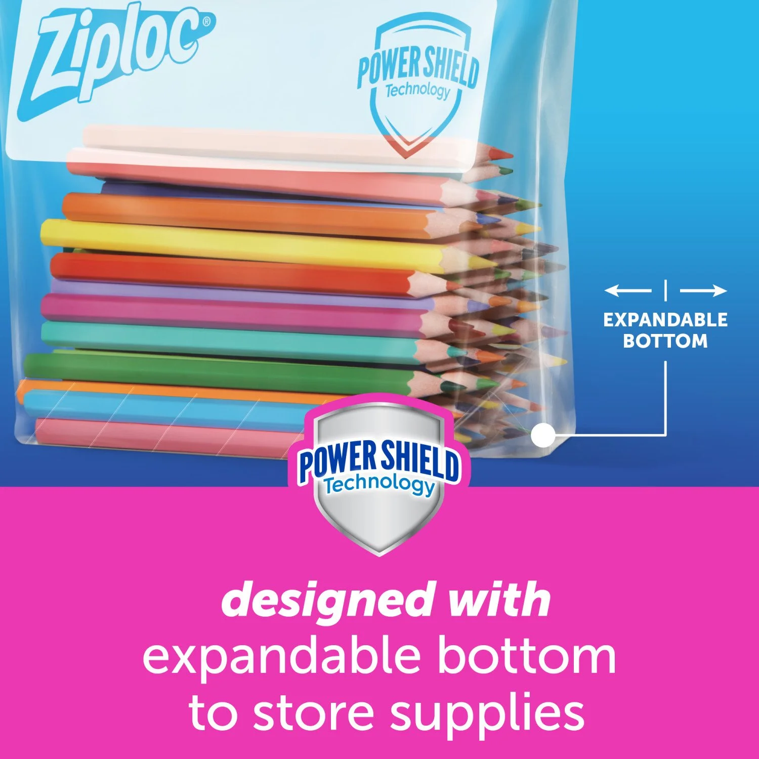 Ziploc Slider Storage Bags Variety Pack