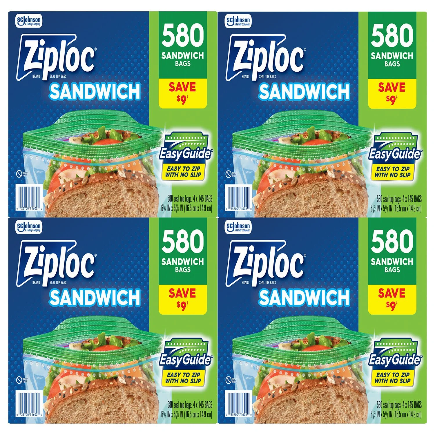 Ziploc Sandwich Bags
