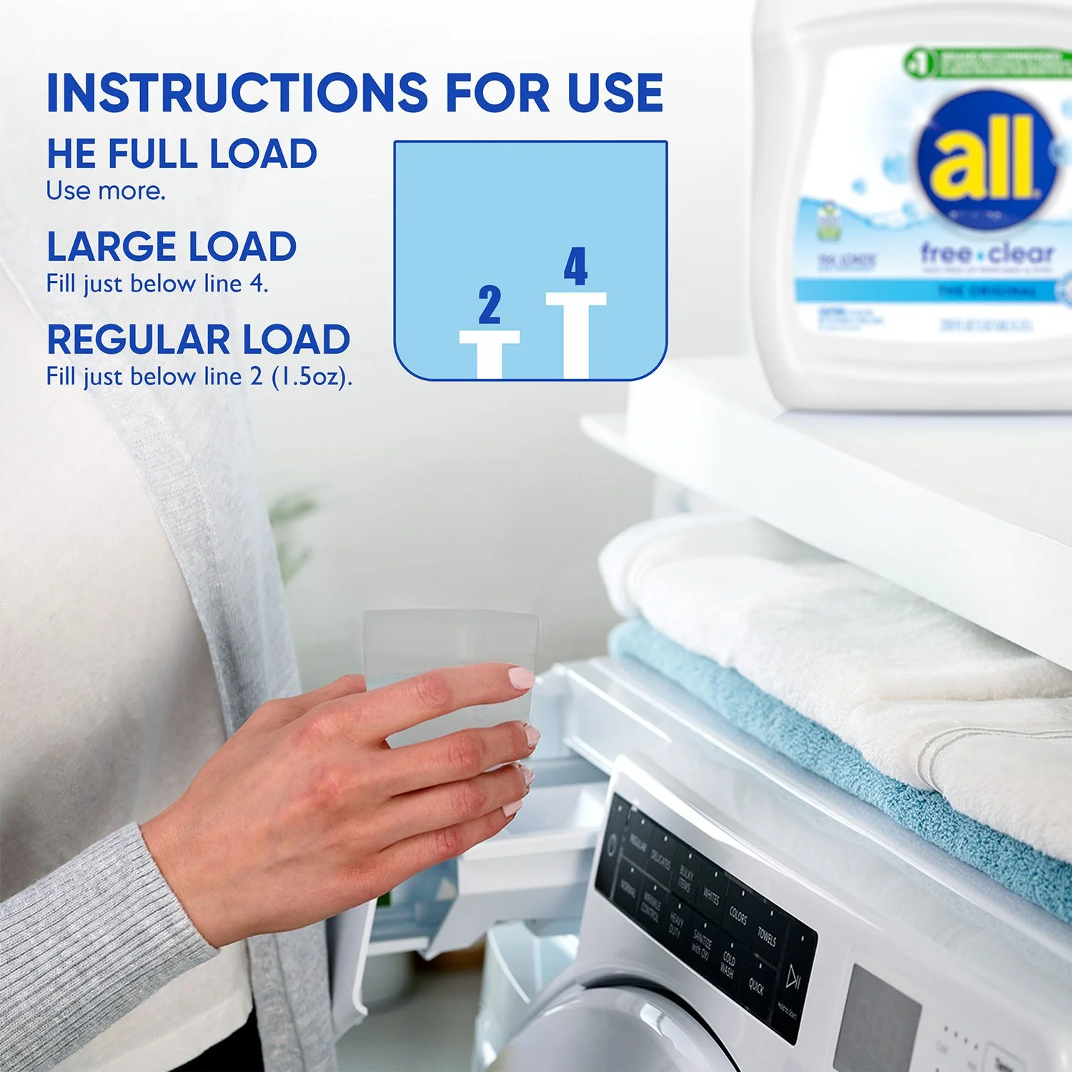 all Free Clear Mighty Pacs Laundry Detergent