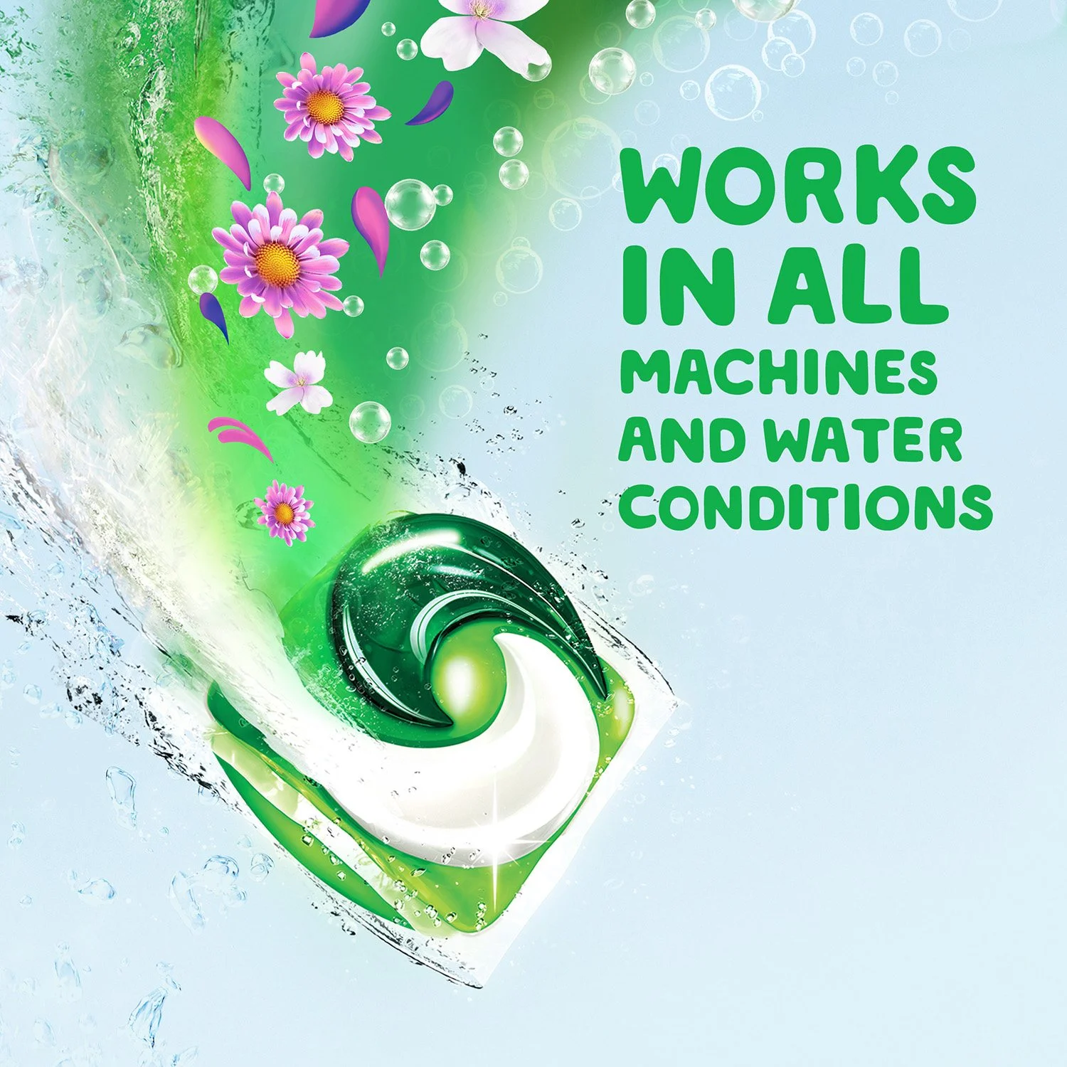 Gain Flings! 3-in-1 Laundry Detergent Pacs, Moonlight Breeze