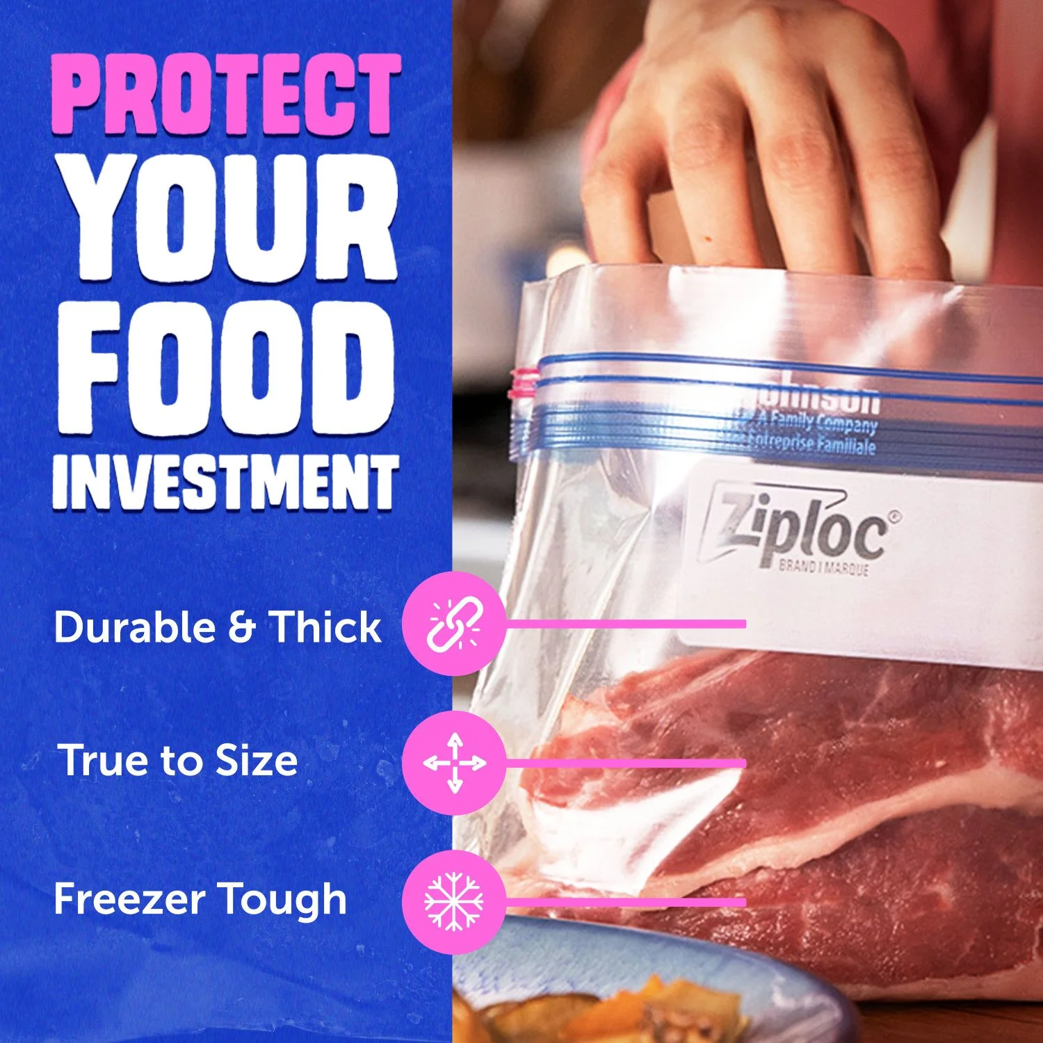 Ziploc Freezer Gallon Bags