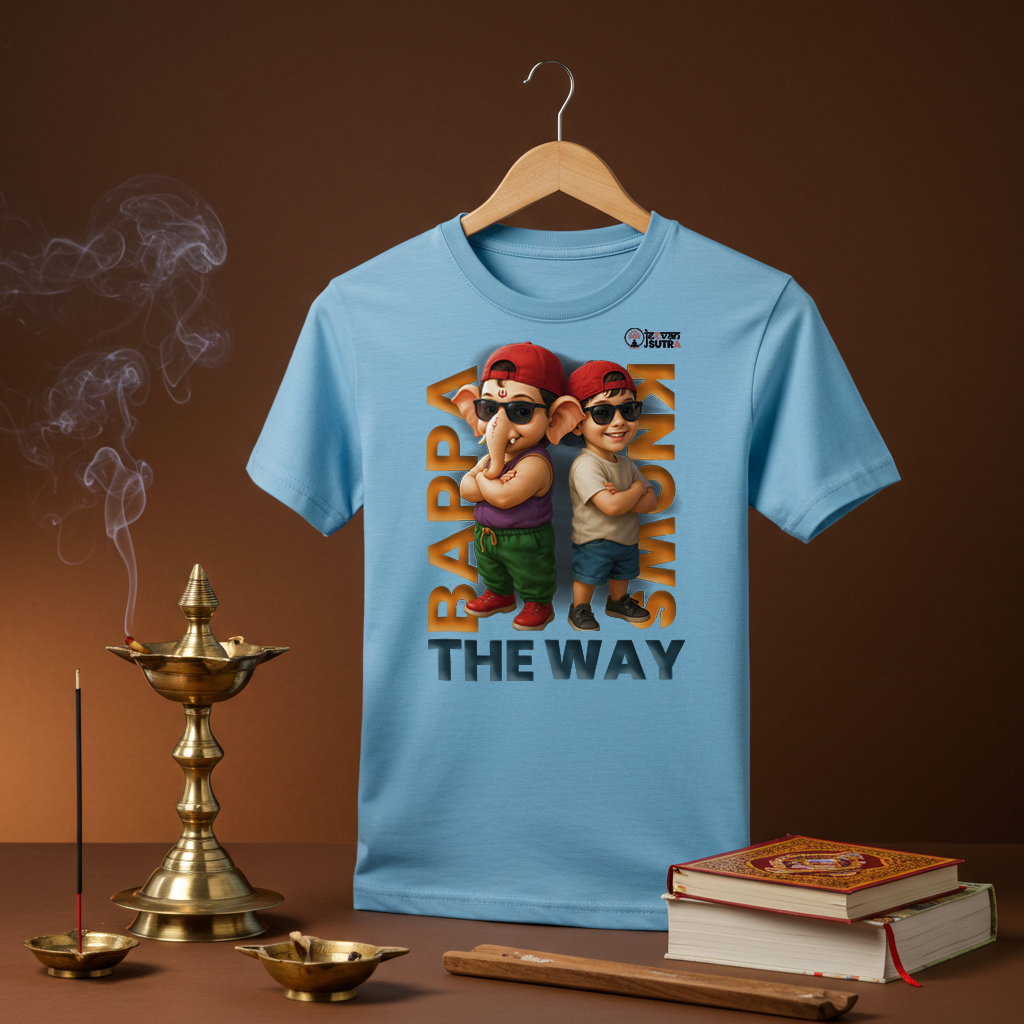 Bappa Knows the Path – Spiritual T-Shirt