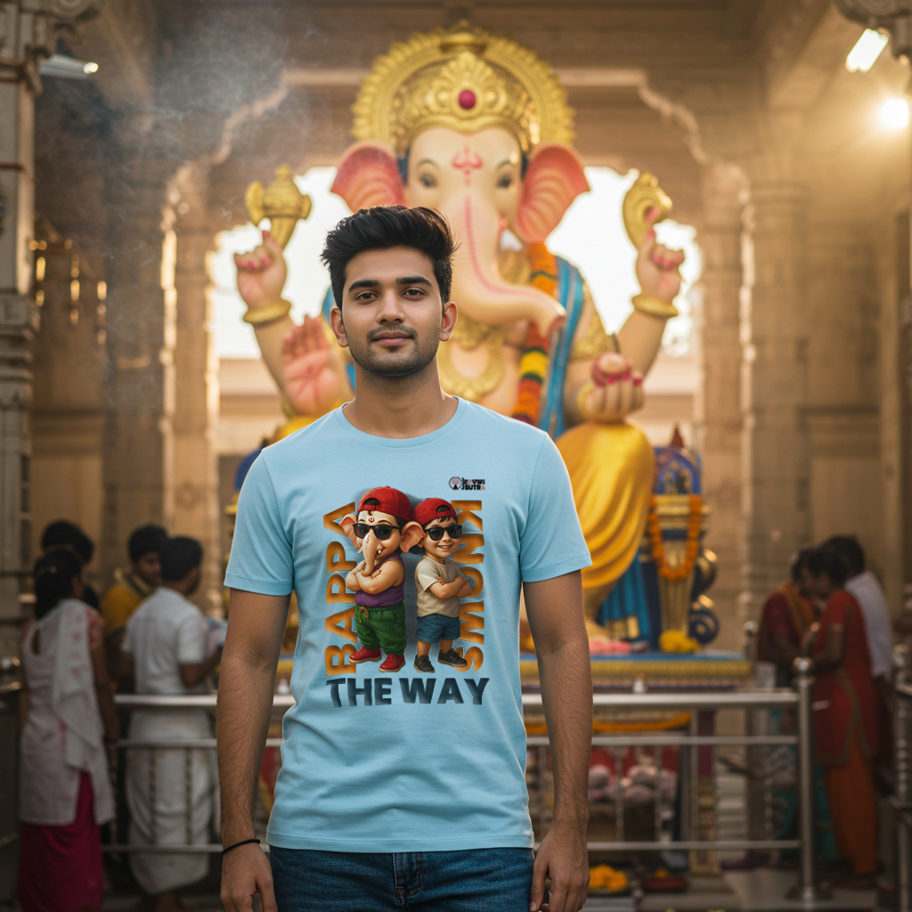 Bappa Knows the Path – Spiritual T-Shirt