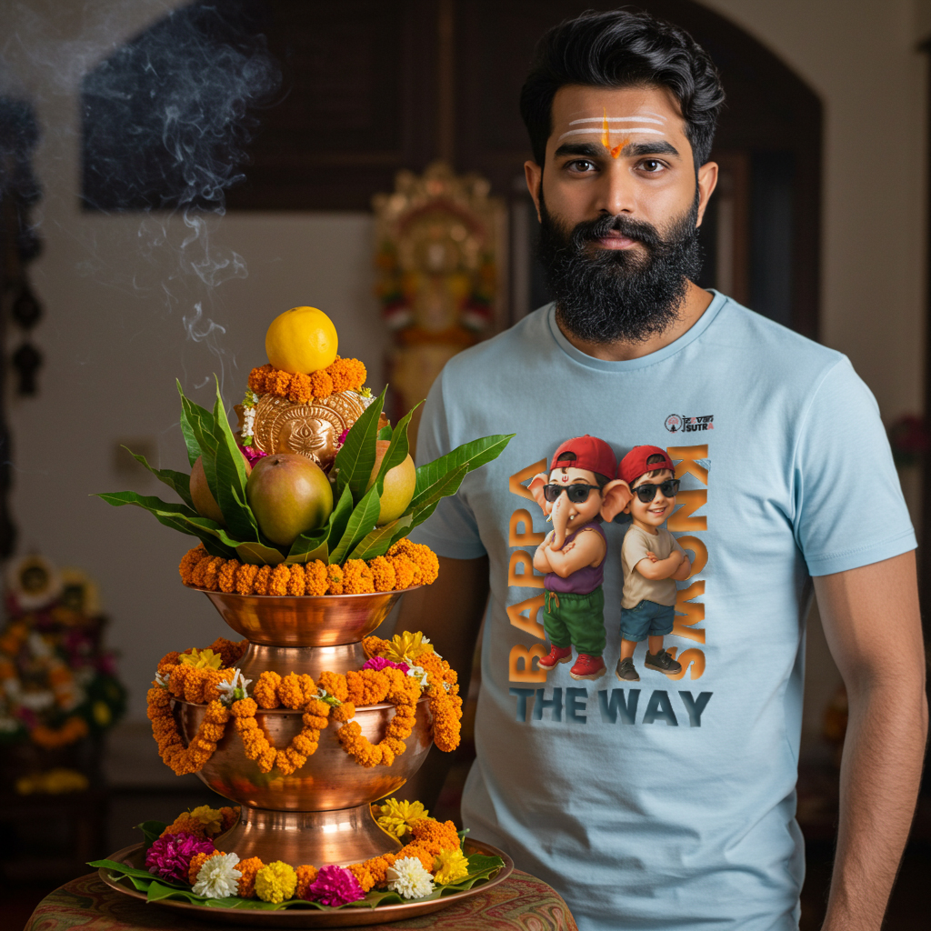 Bappa Knows the Path – Spiritual T-Shirt