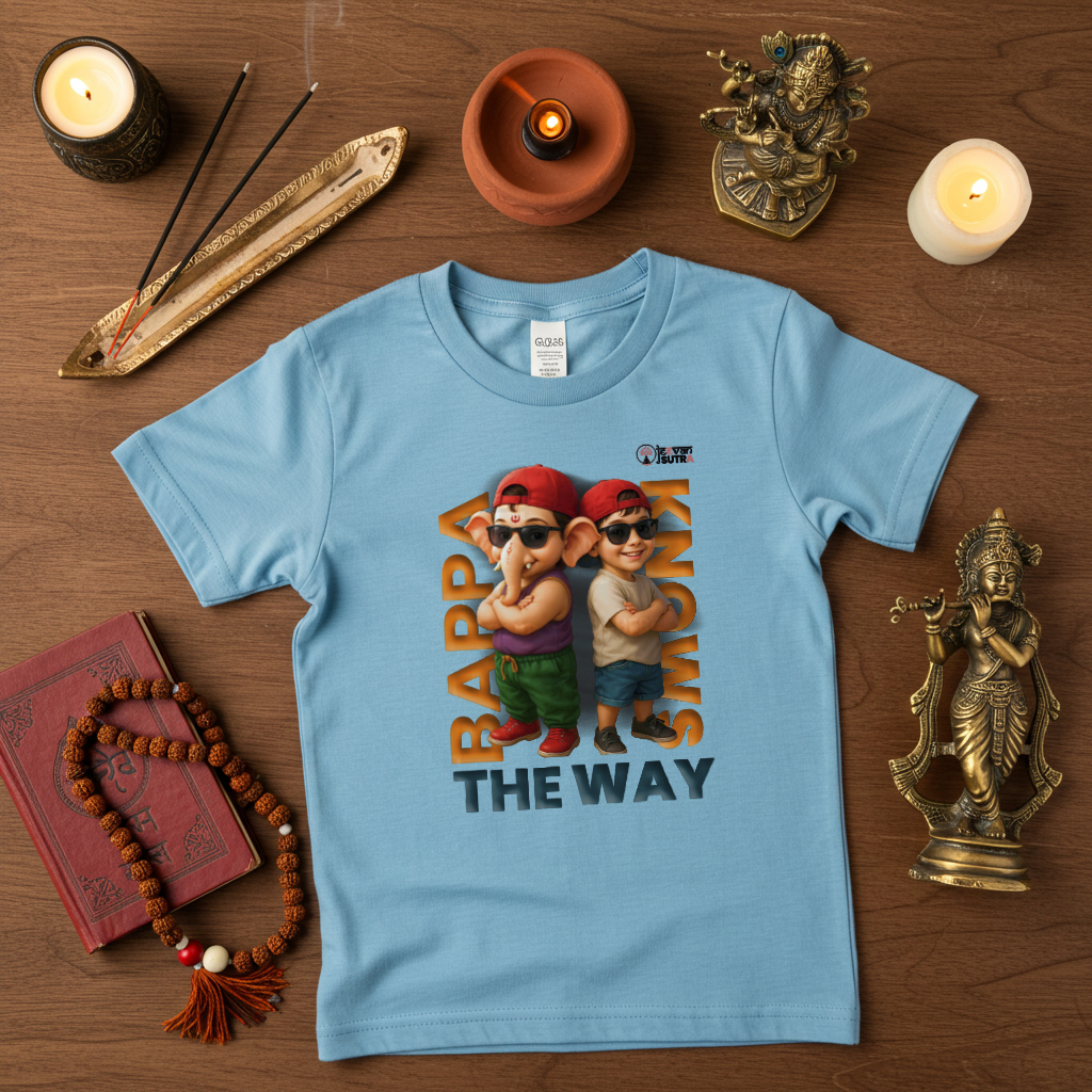 Bappa Knows the Path – Spiritual T-Shirt