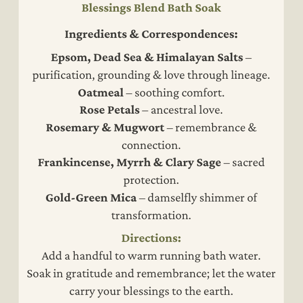 Blessings Blend Bath Soak