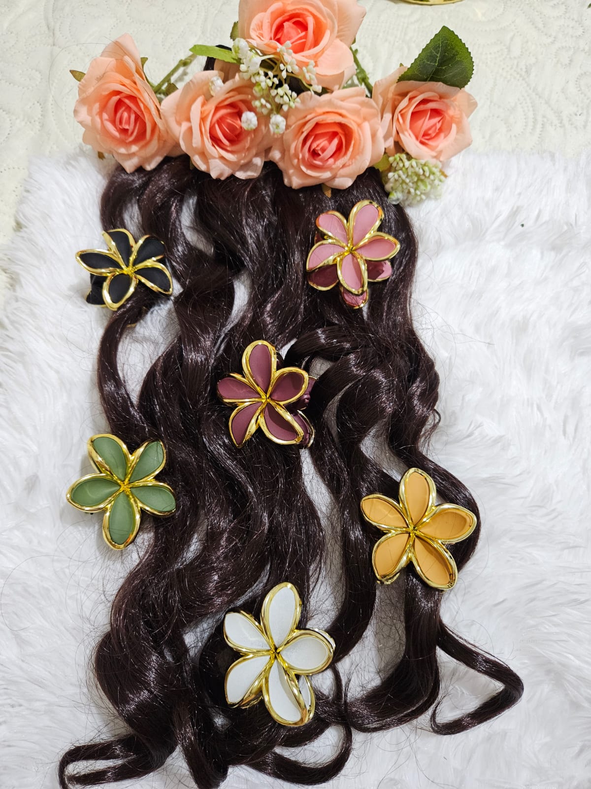 Ganchos de flores