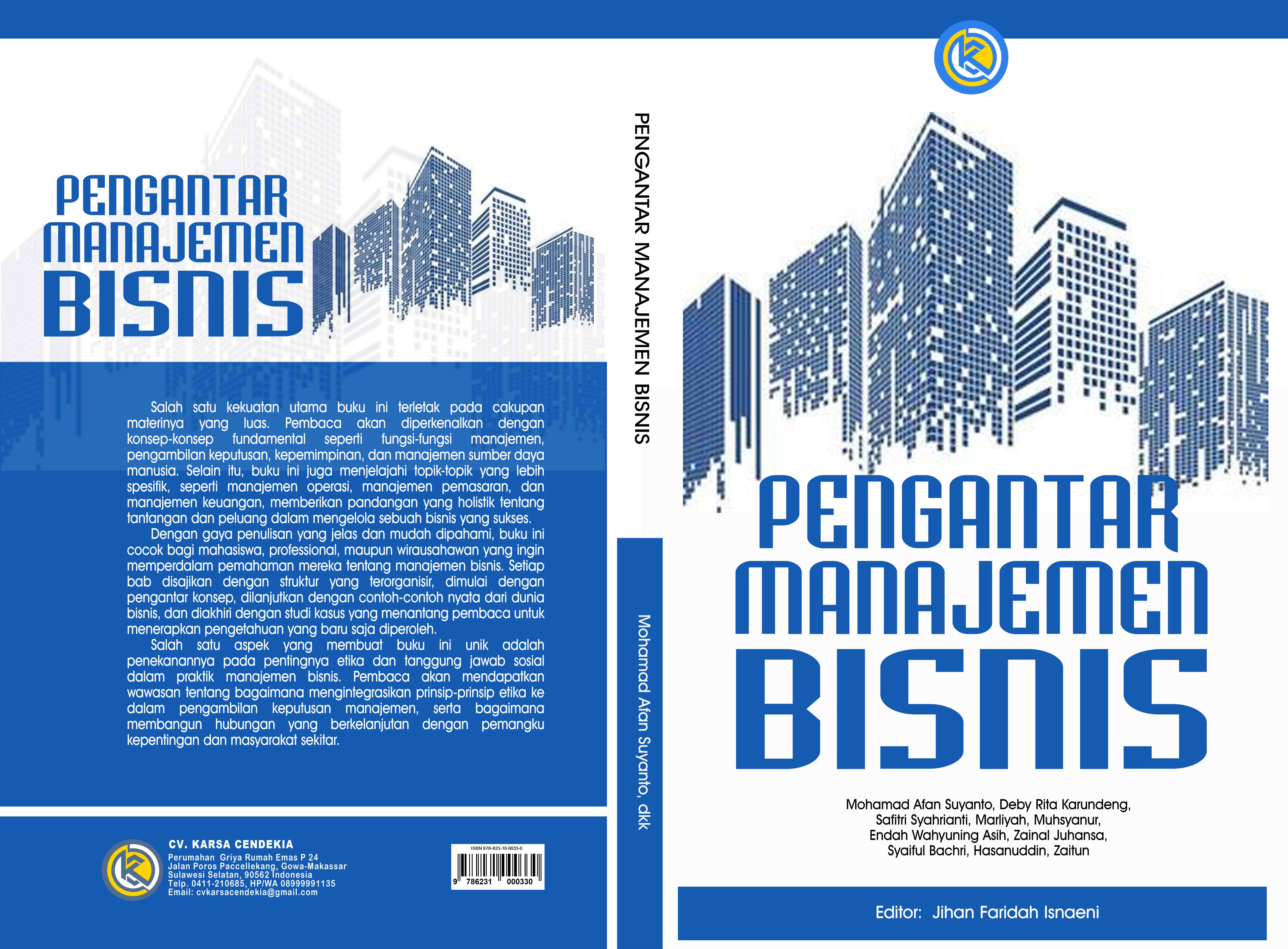 Pengantar Manajemen Bisnis