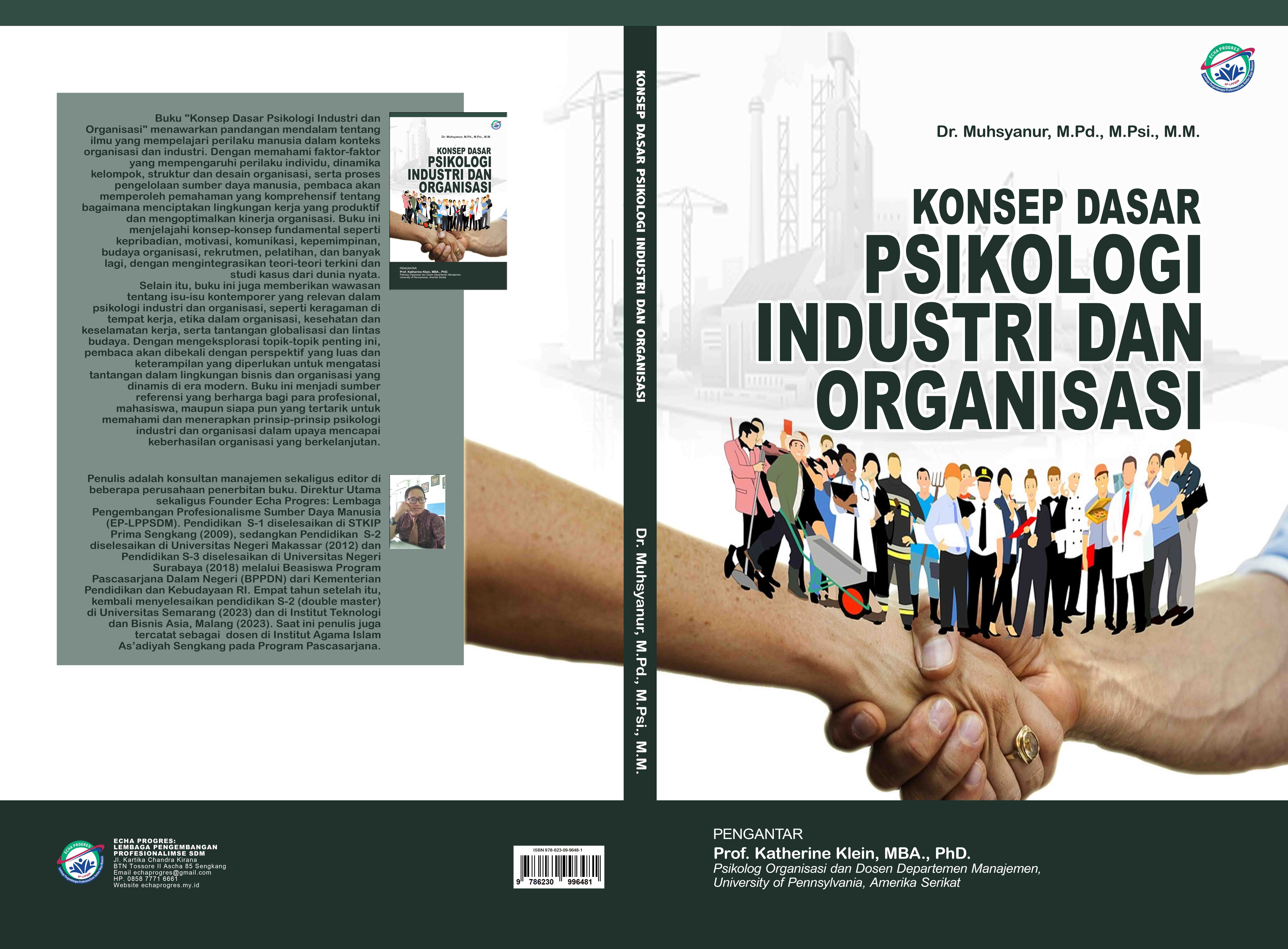Konsep Dasar Psikologi Industri dan Organisasi