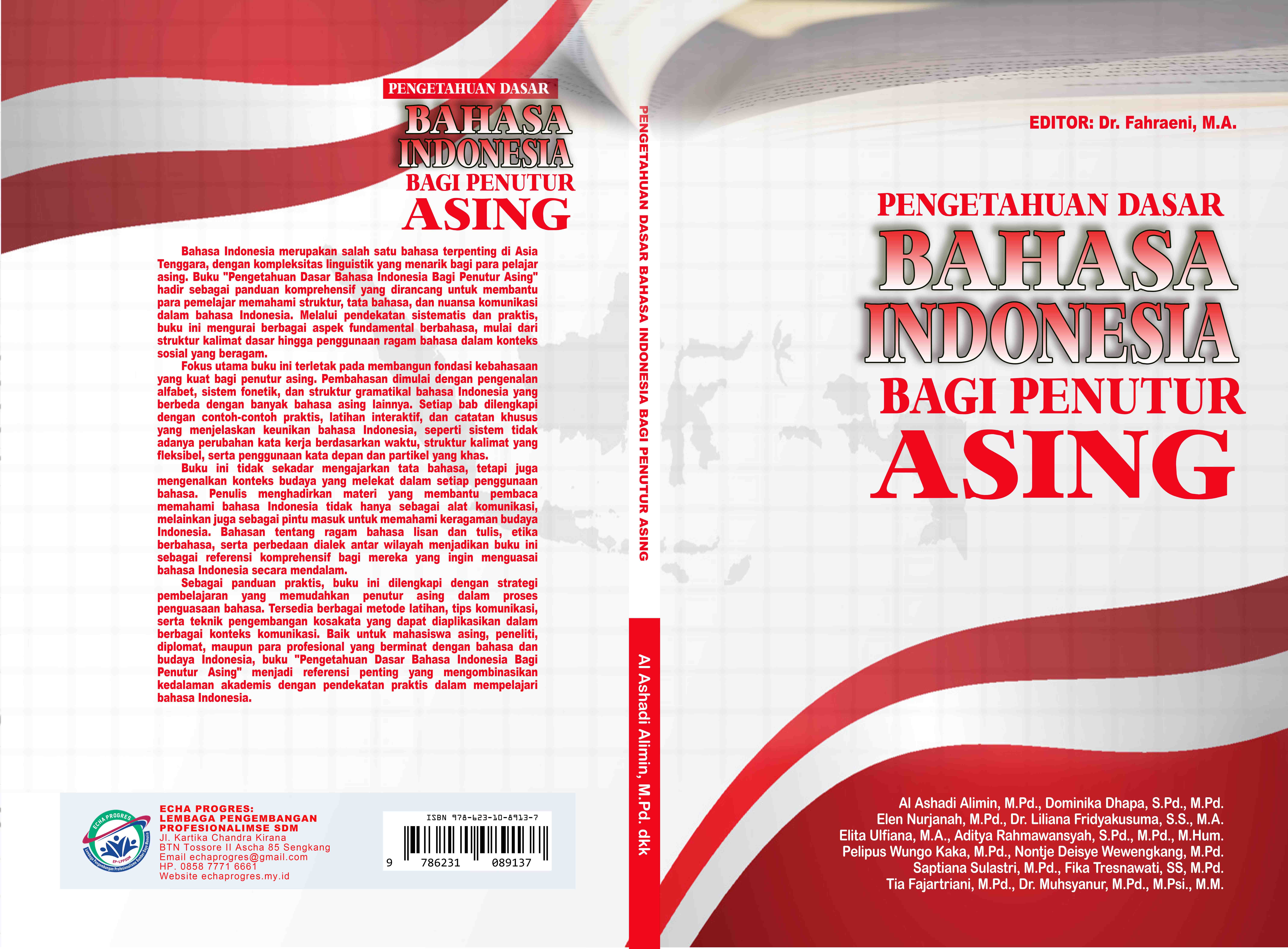 Pengetahuan Dasar Bahasa Indonesia bagi Penutur Asing