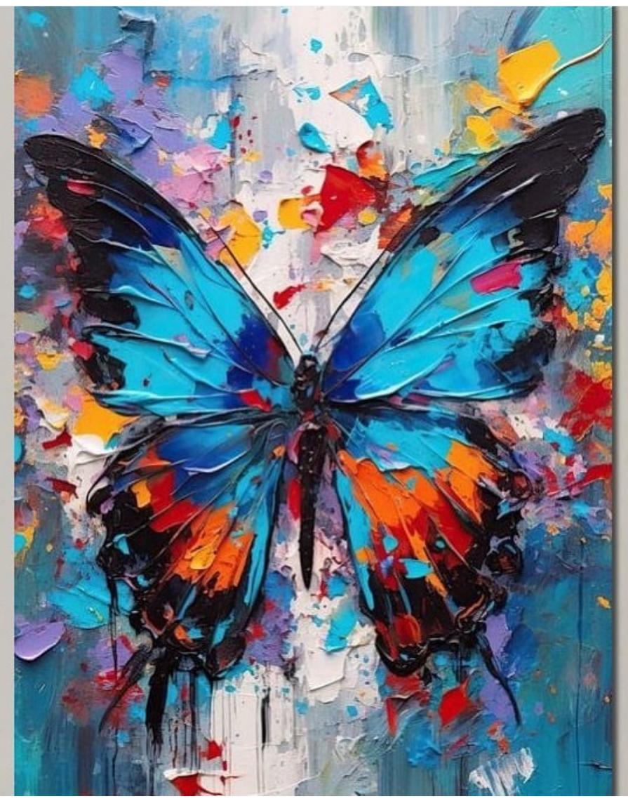 Vibrant Butterfly Canvas Art