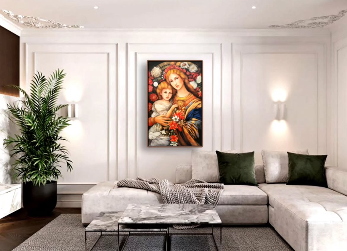 Framed Renaissance-Style Art Print