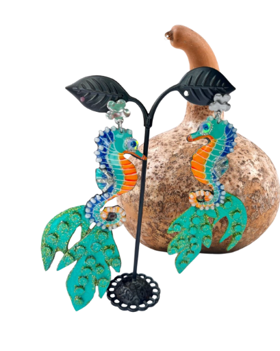 Pendientes de caballitos de mar