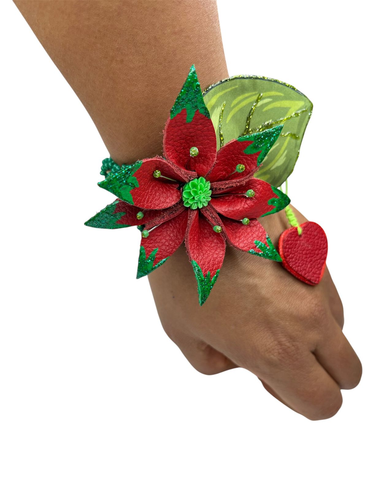 Pulsera de retal de cuero