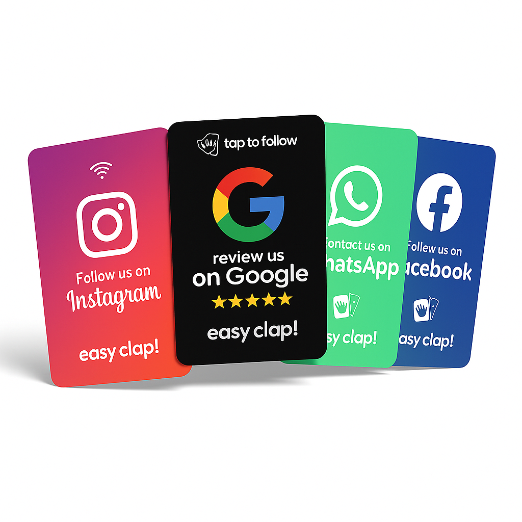 🔹 Paquete 10 tarjetas NFC & QR