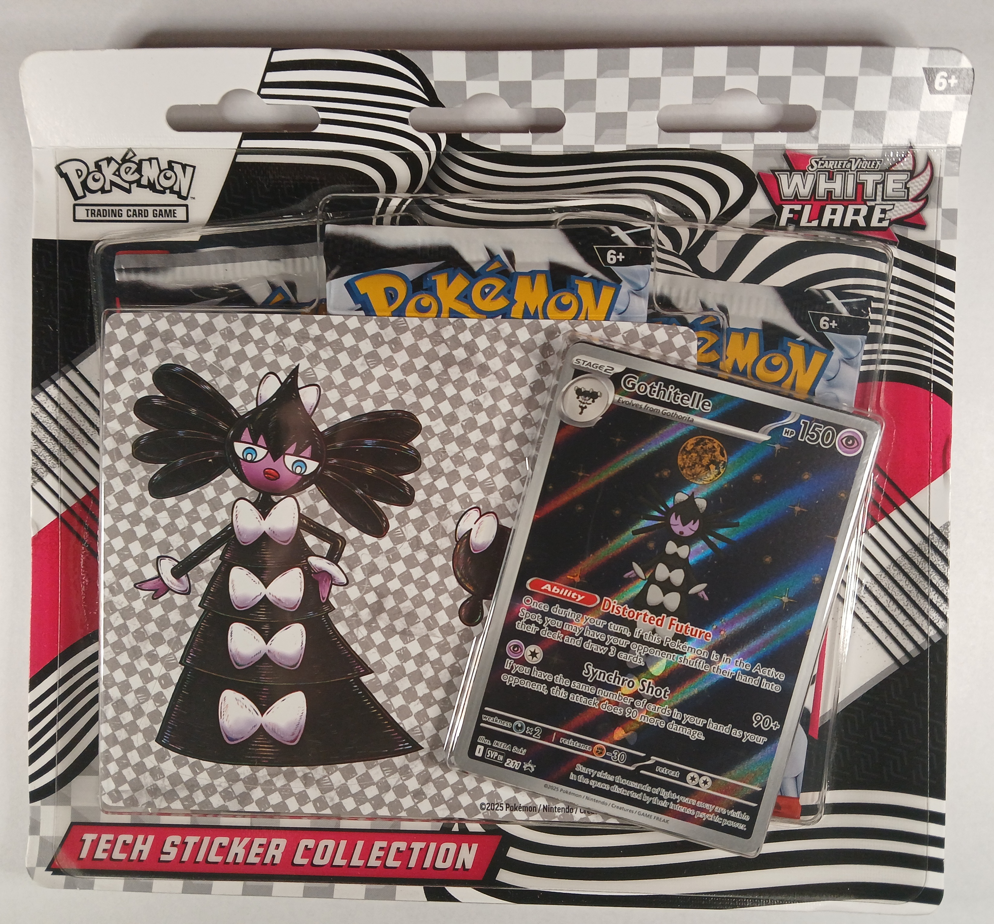 White Flare Tech Sticker Collection – Gothitelle