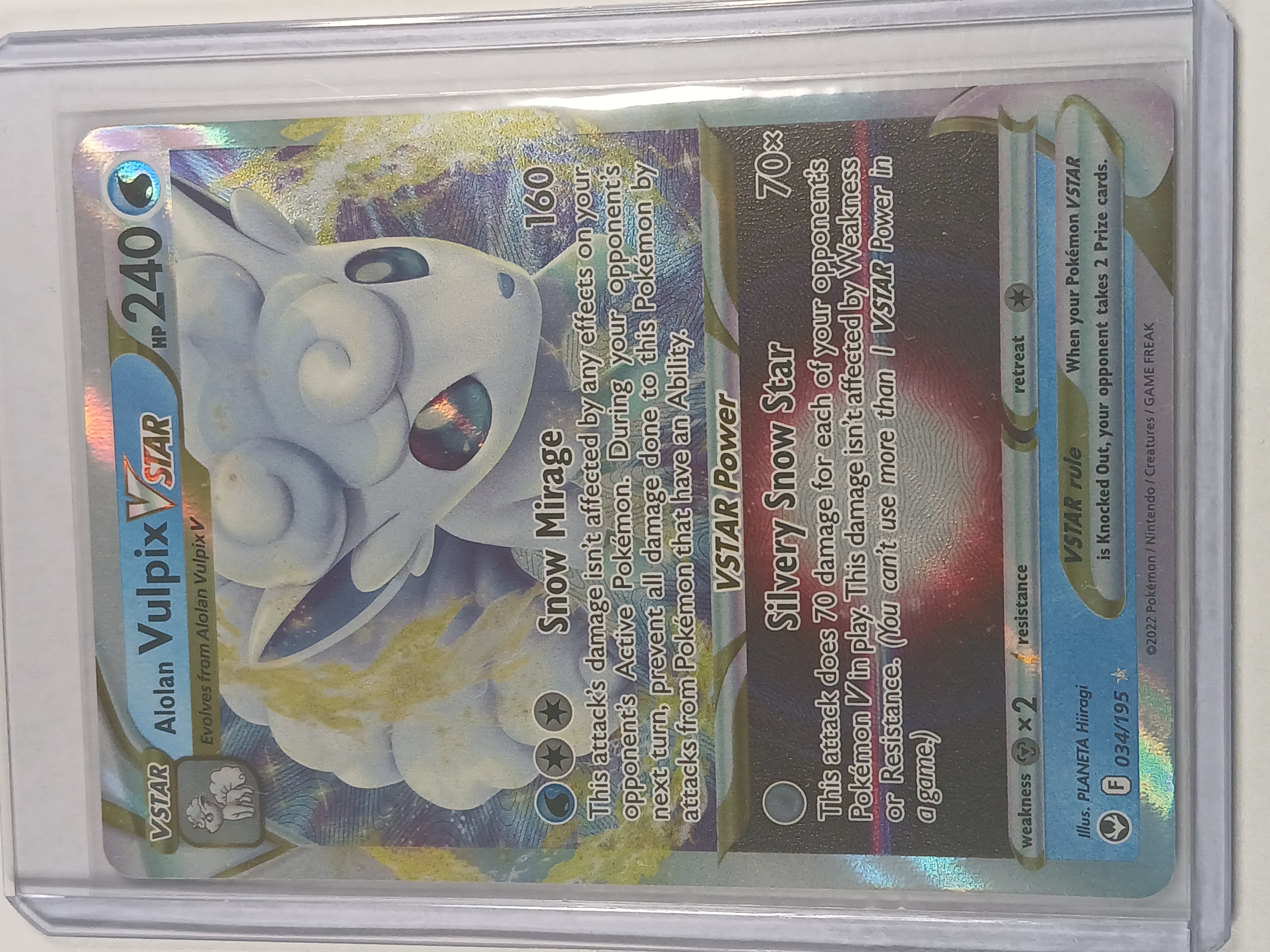 Alolan Vulpix VSTAR 24/195