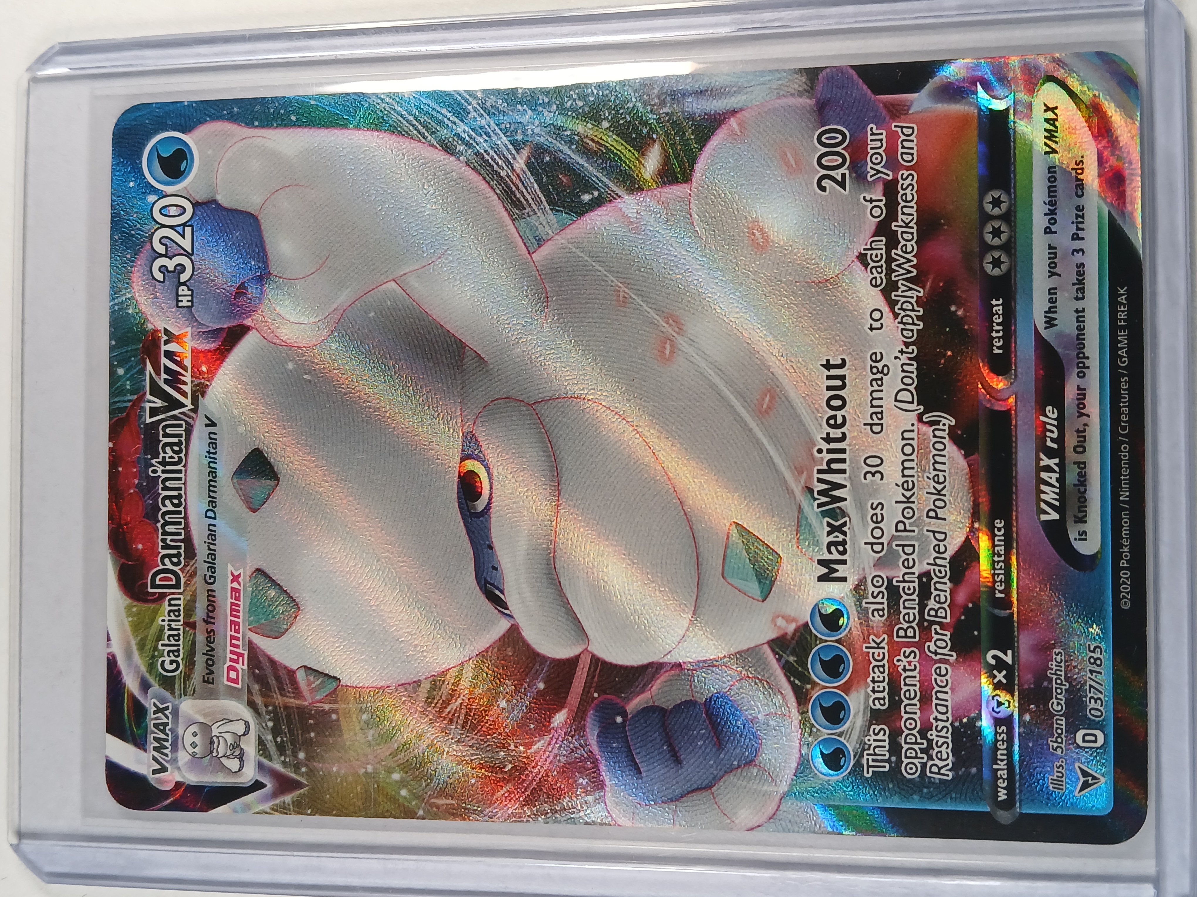 Galarian Darmanitan VMAX 37/185