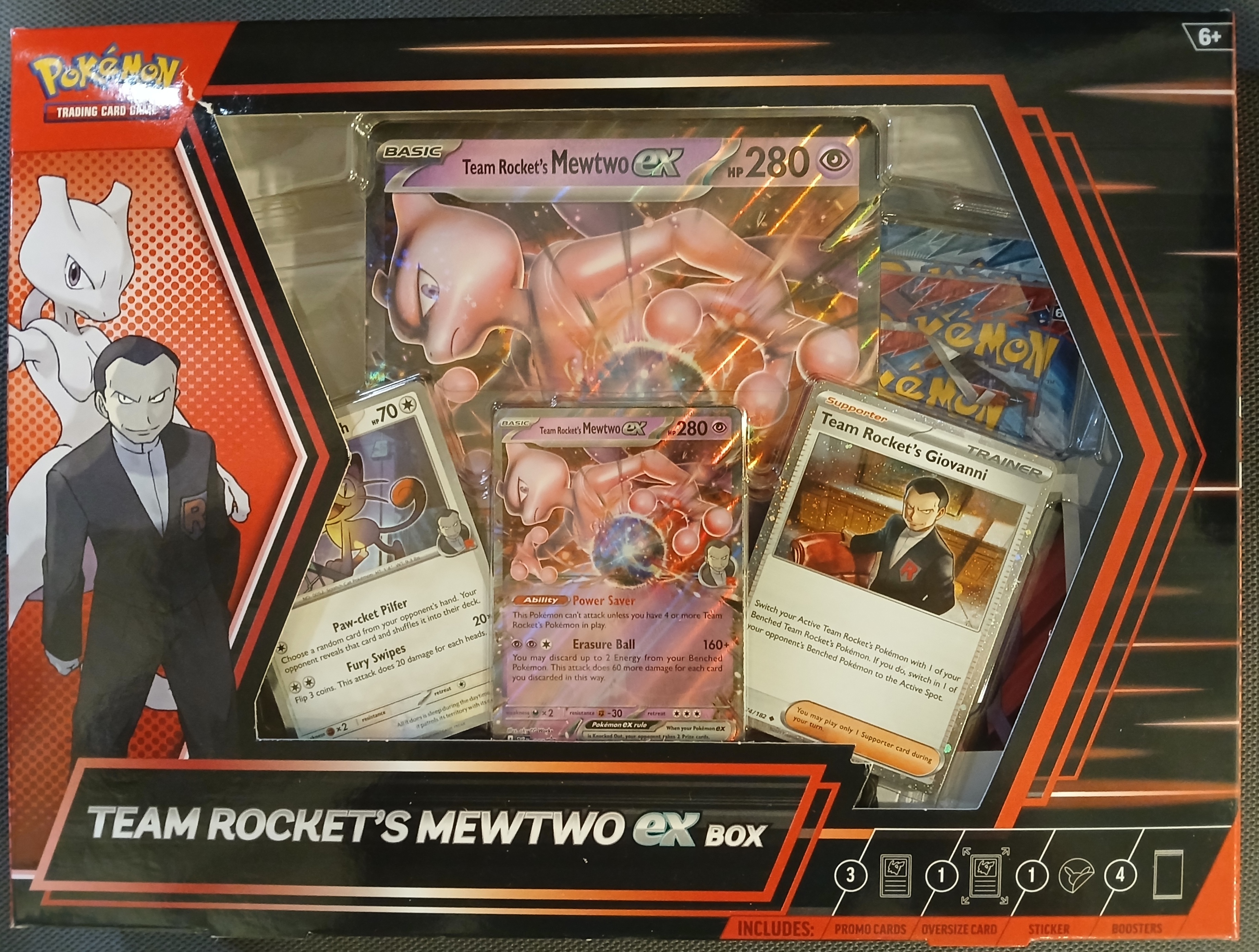 Team Rocket's Mewtwo Ex Box