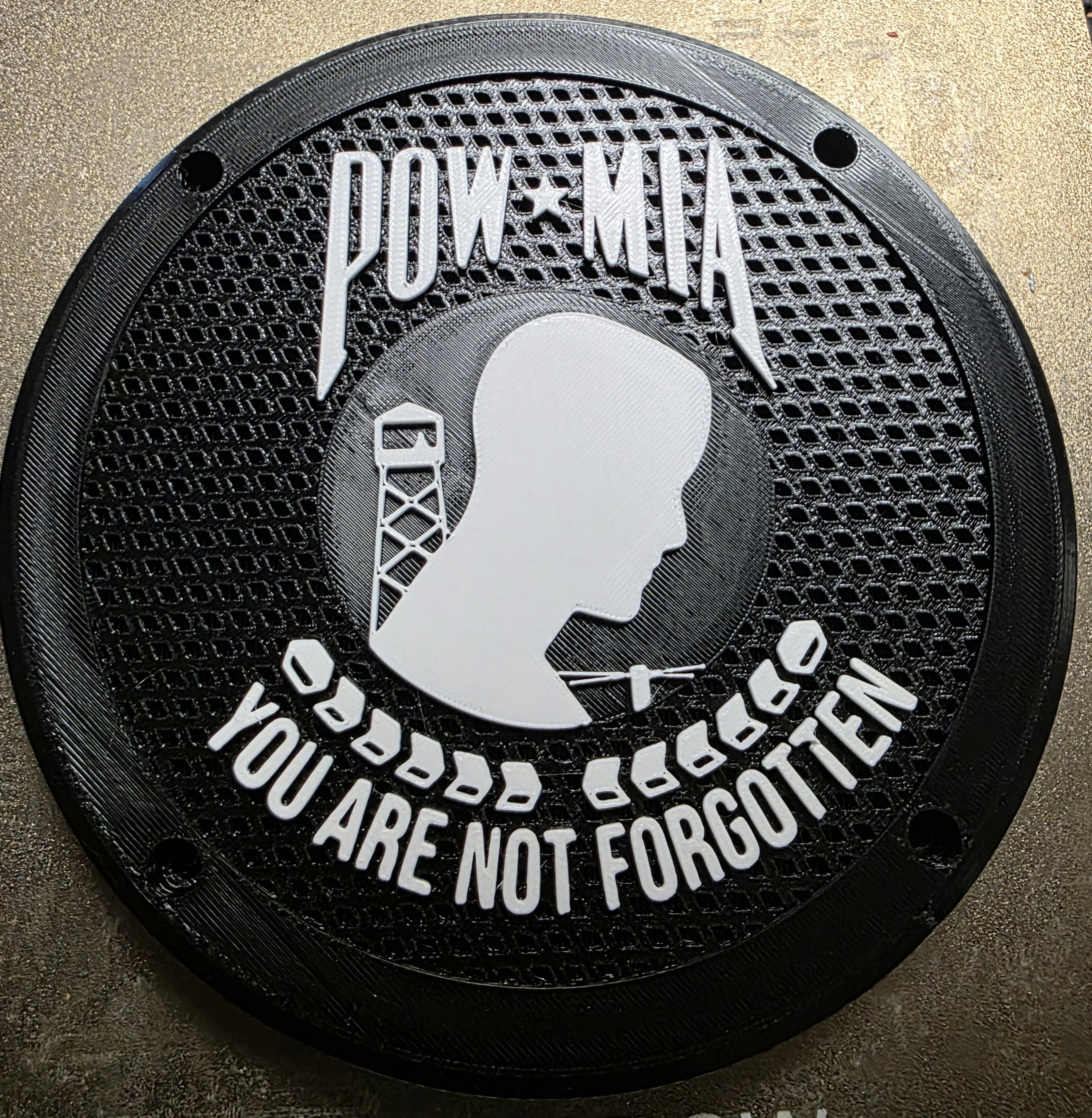 POW-MIA Memorial Plaque