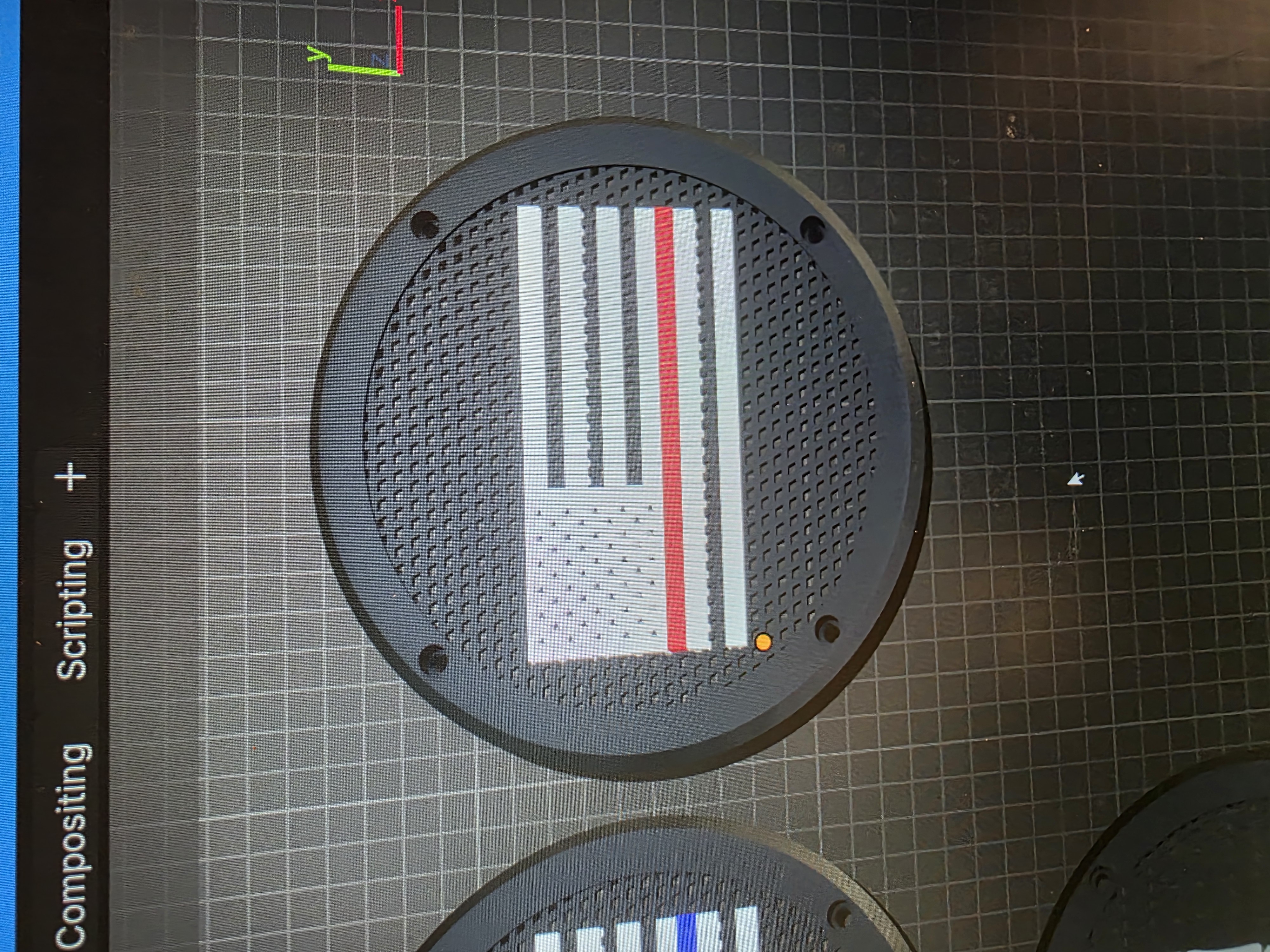 US Flag Line Speaker Covers (Pair) Police, Fire, Military
