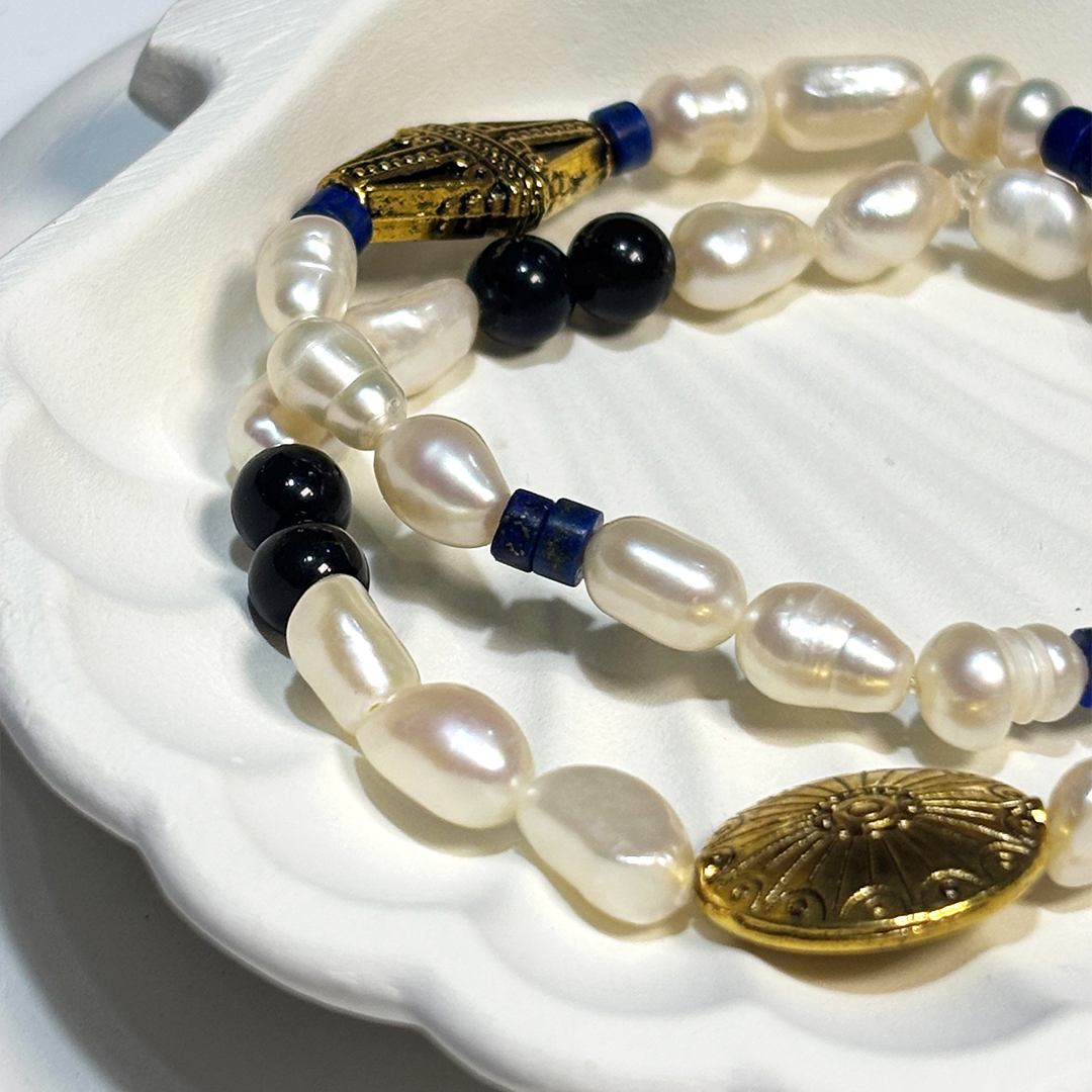 Handcrafted Pearl Bead Bracelets