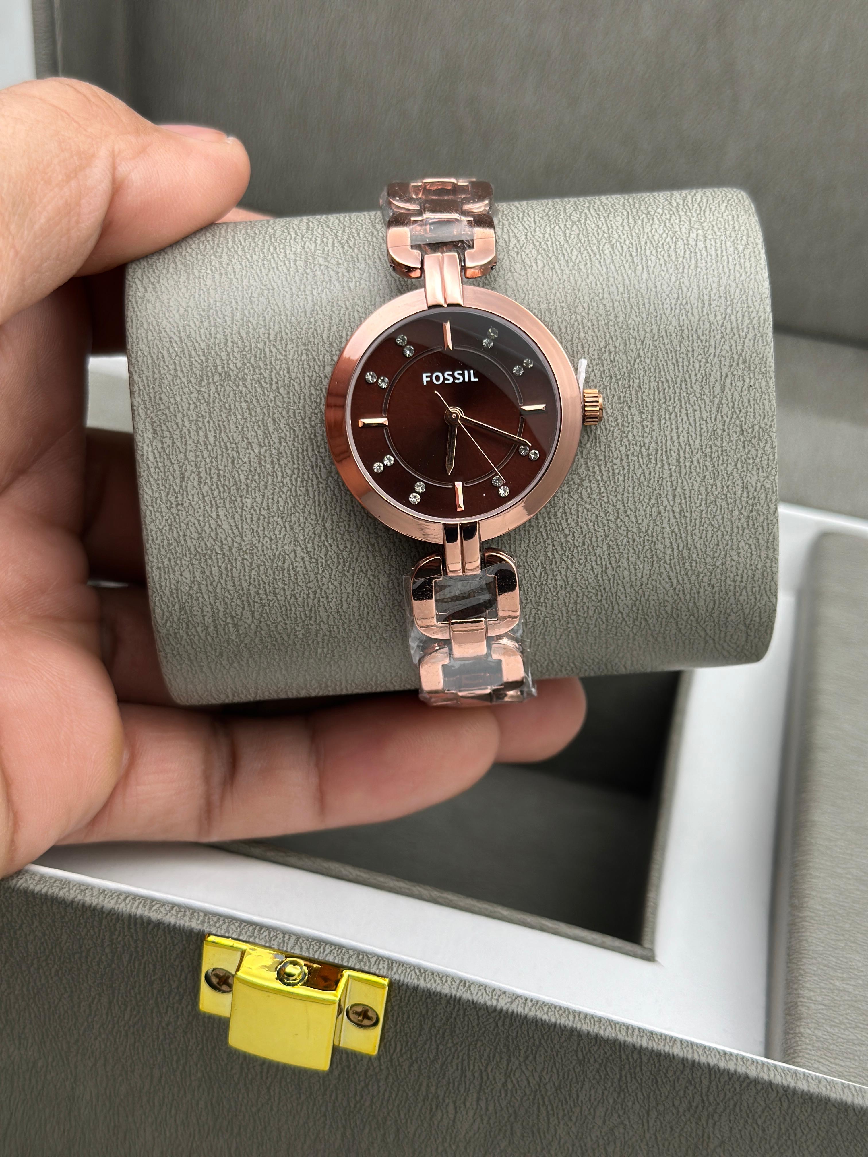 Fo ssil Rose Gold Women's Watch