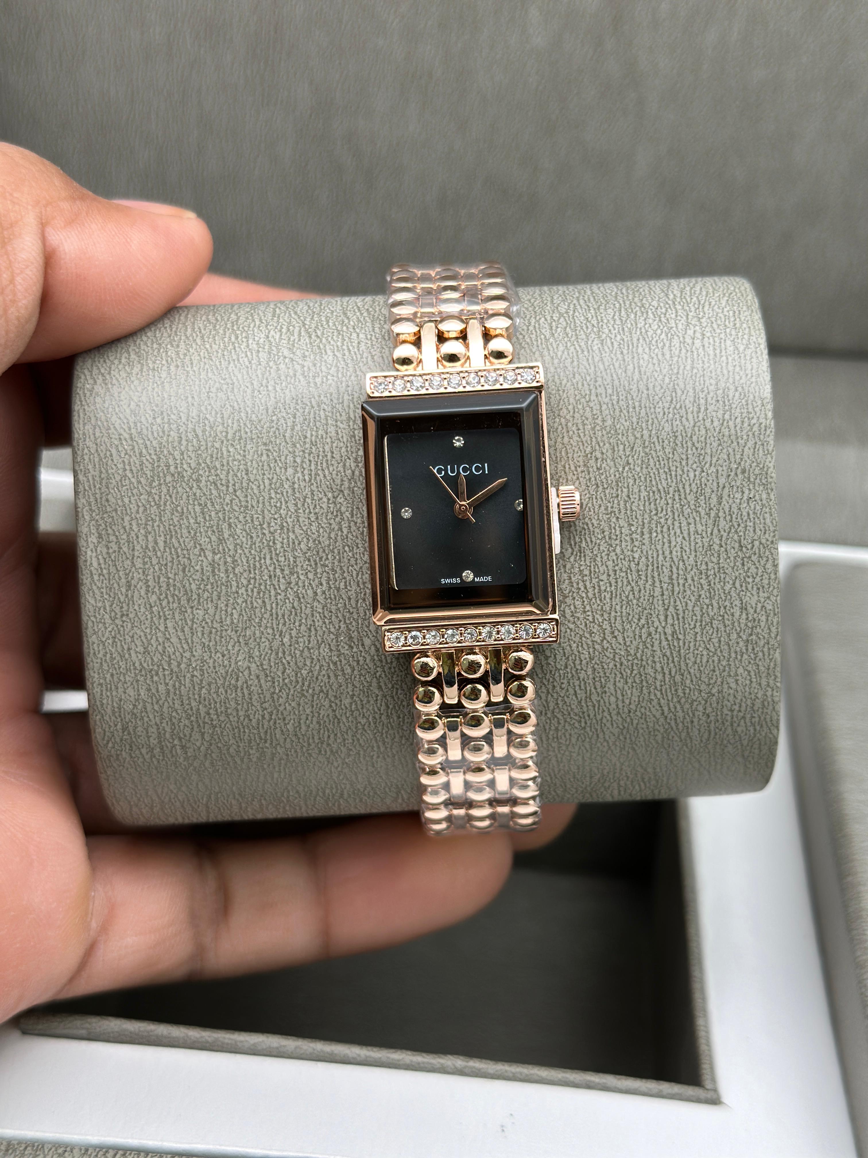 Gu cci Pink Gold Women's Watch