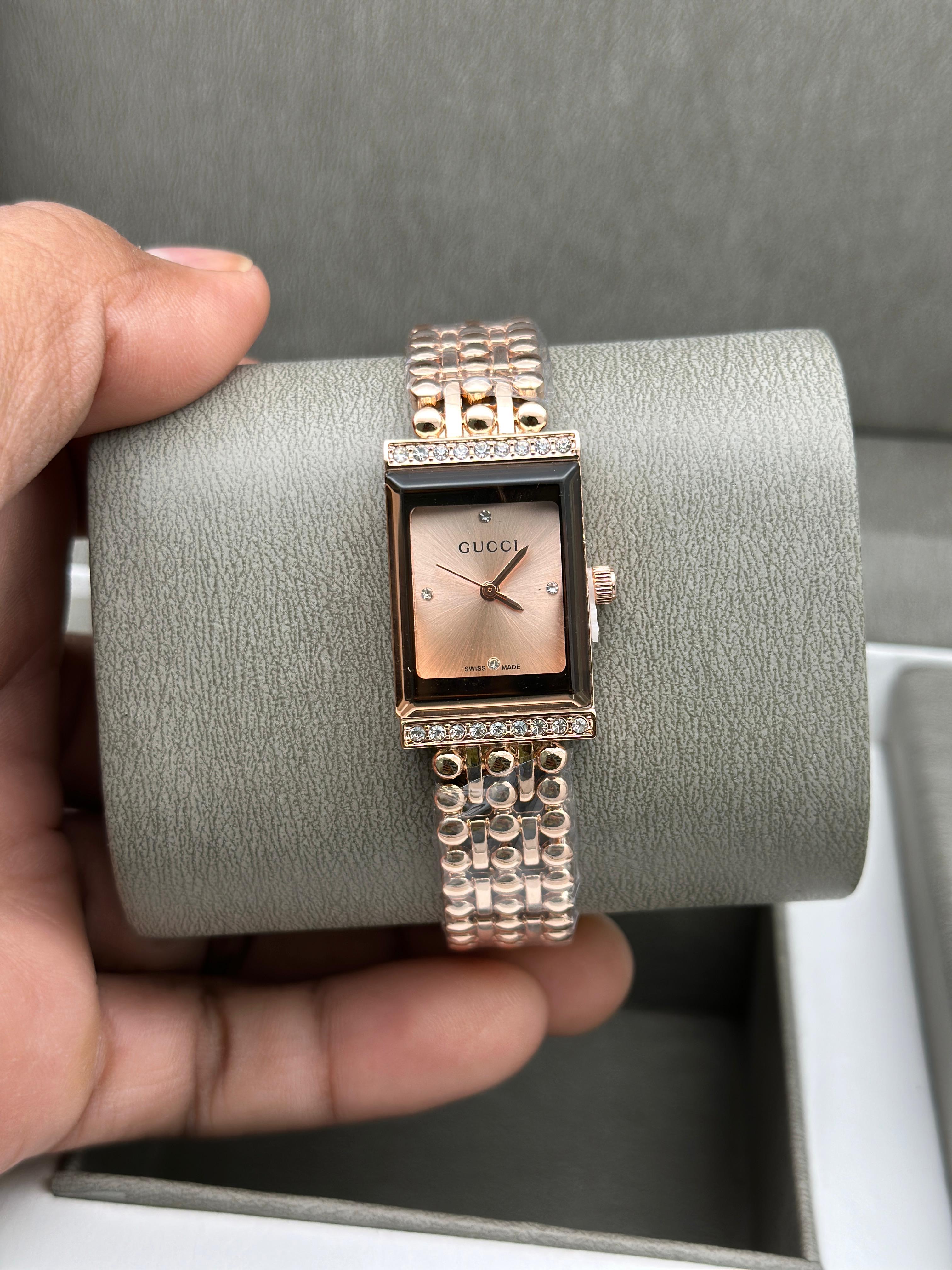 Gu cci Pink Gold Women's Watch