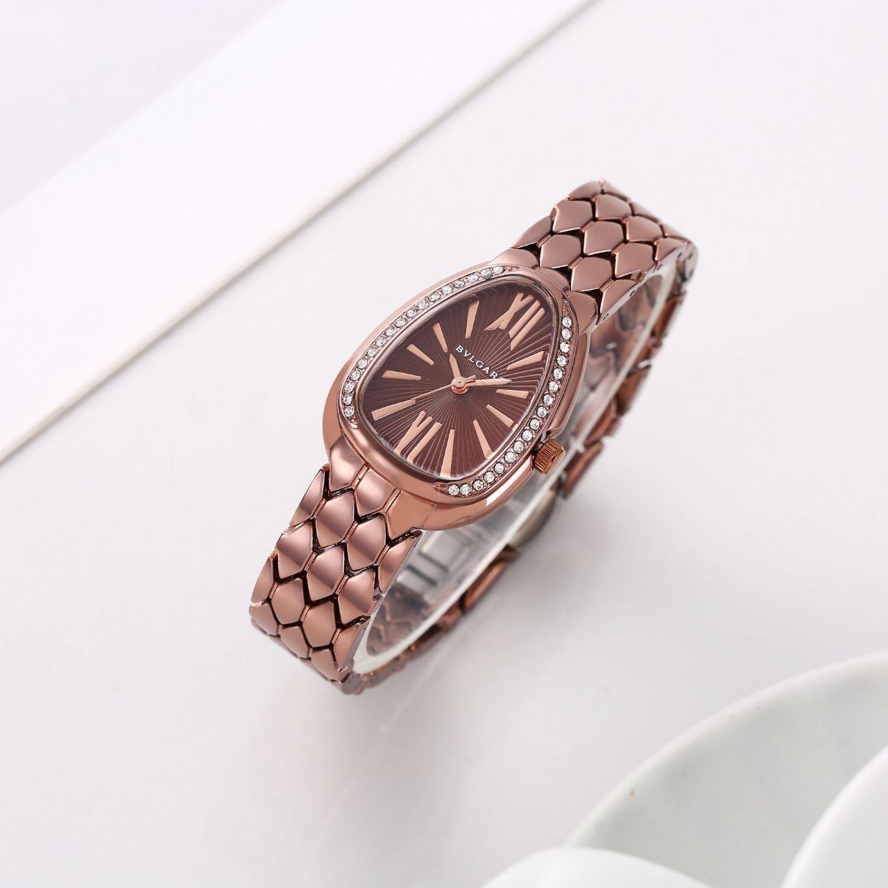 Bvl gari Serpenti Rose Gold Women's Watch