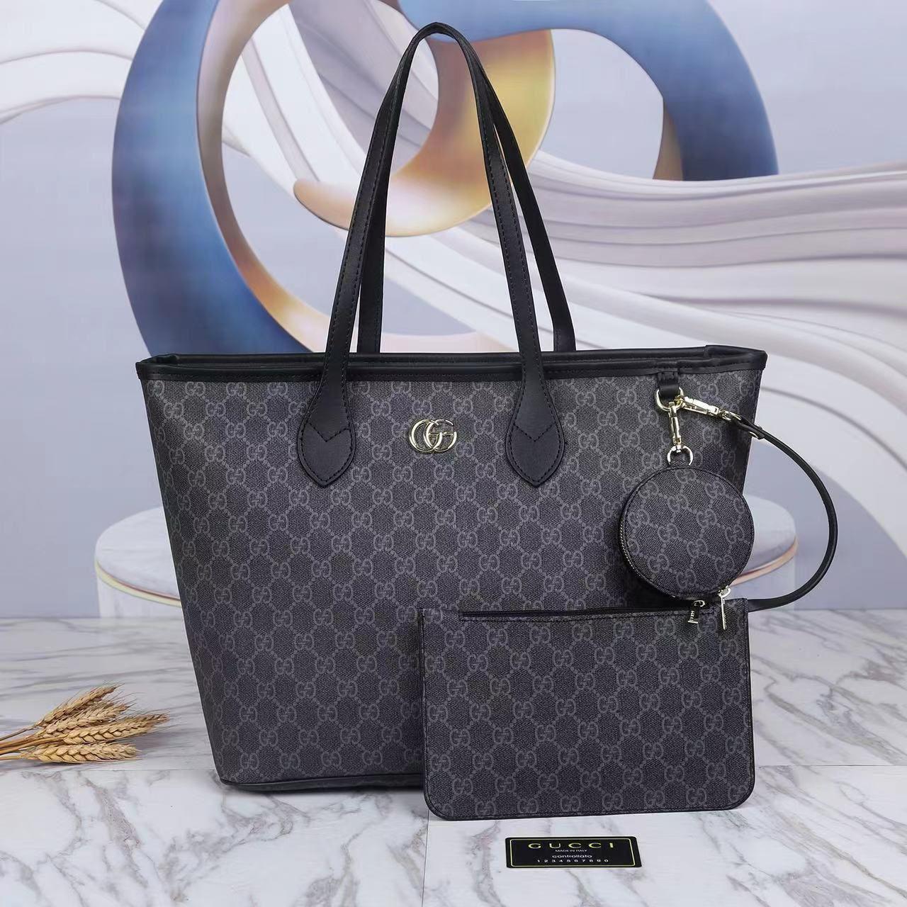 Gu cci Mono gram Tote Bag Set