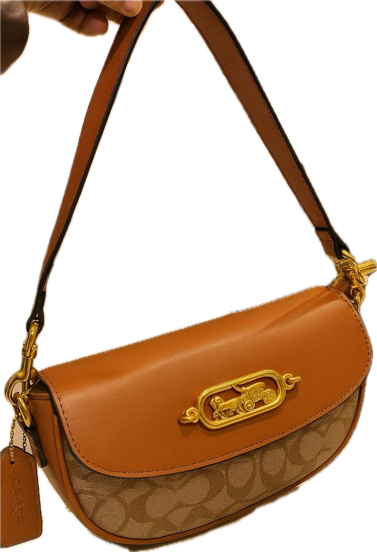 Signature Jacquard Shoulder Bag