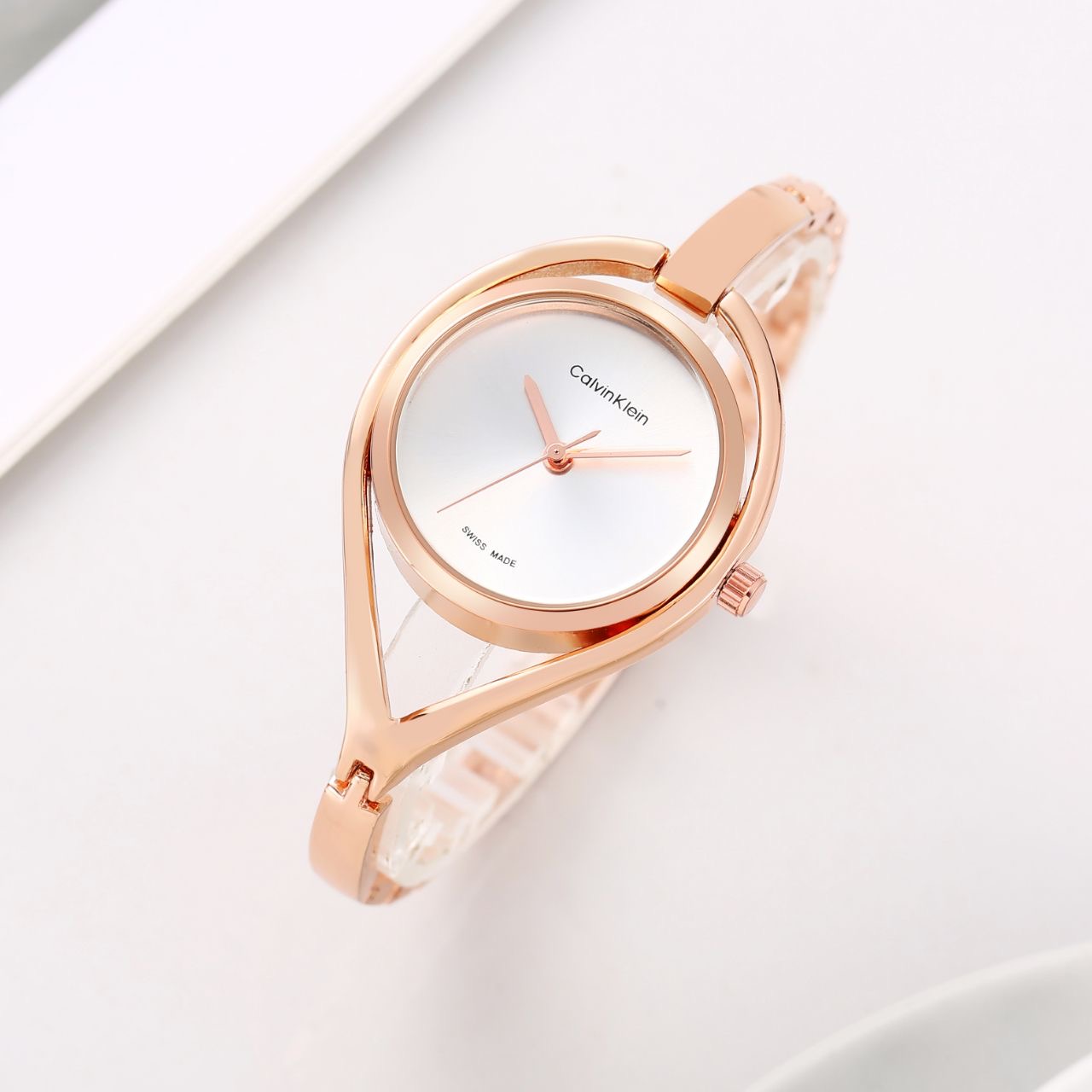 C K Elegant Rose Gold Women's Watch
