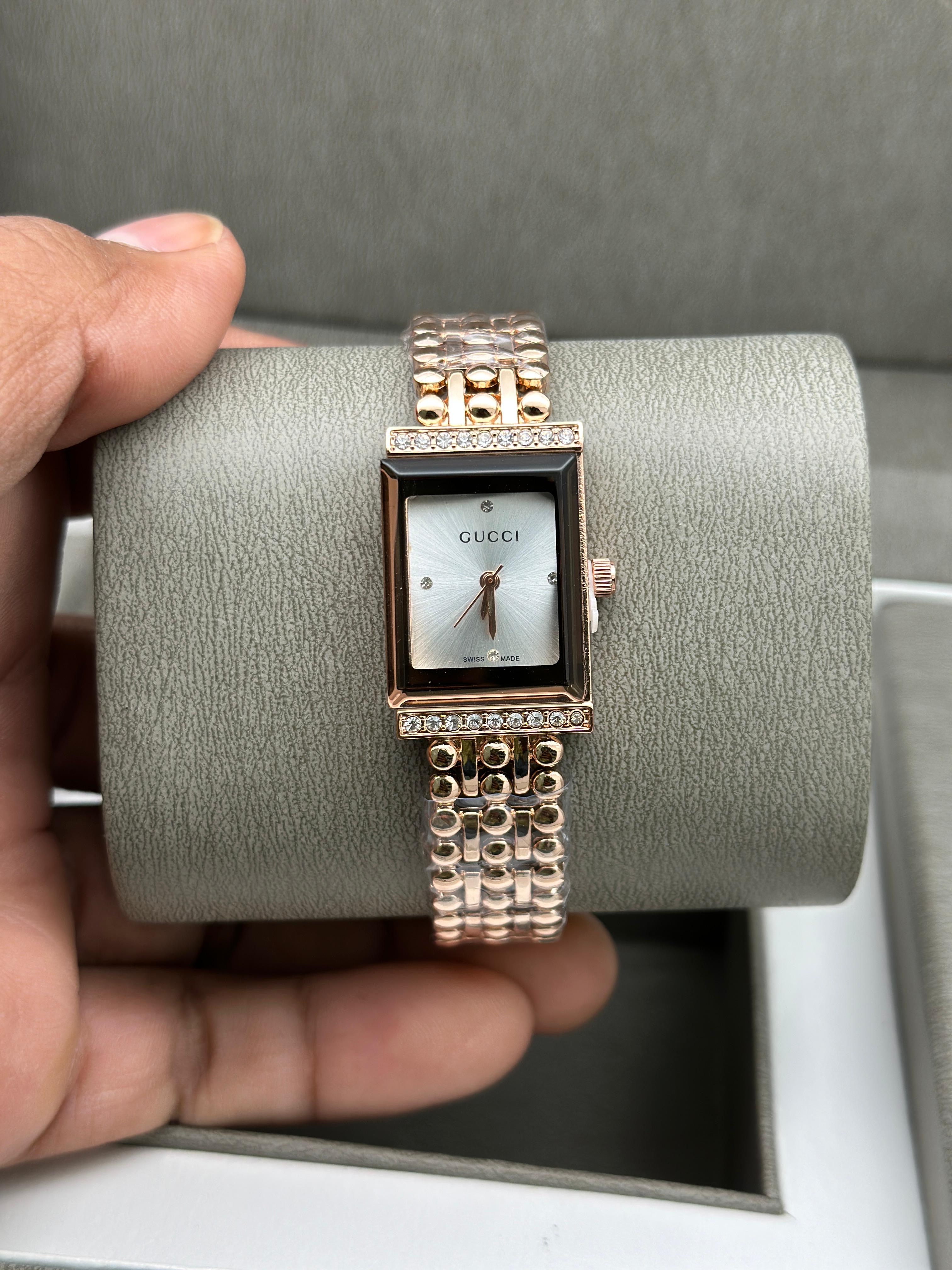 Gu cci Pink Gold Women's Watch