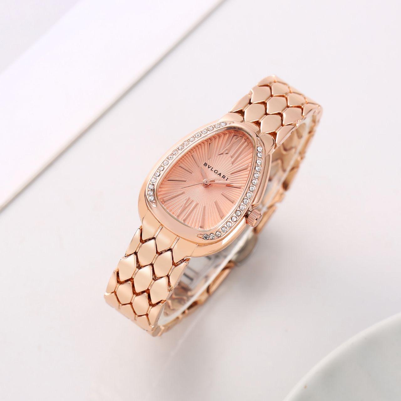 Bvl gari Serpenti Rose Gold Women's Watch