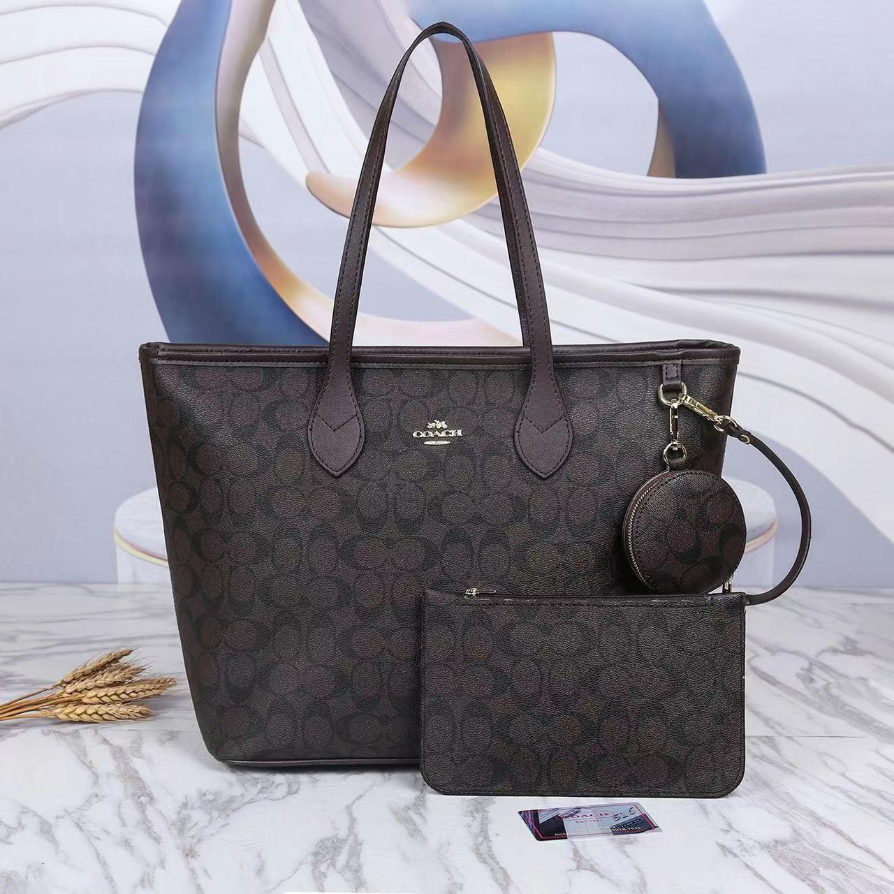 Co ach Designer Tote Bag Set