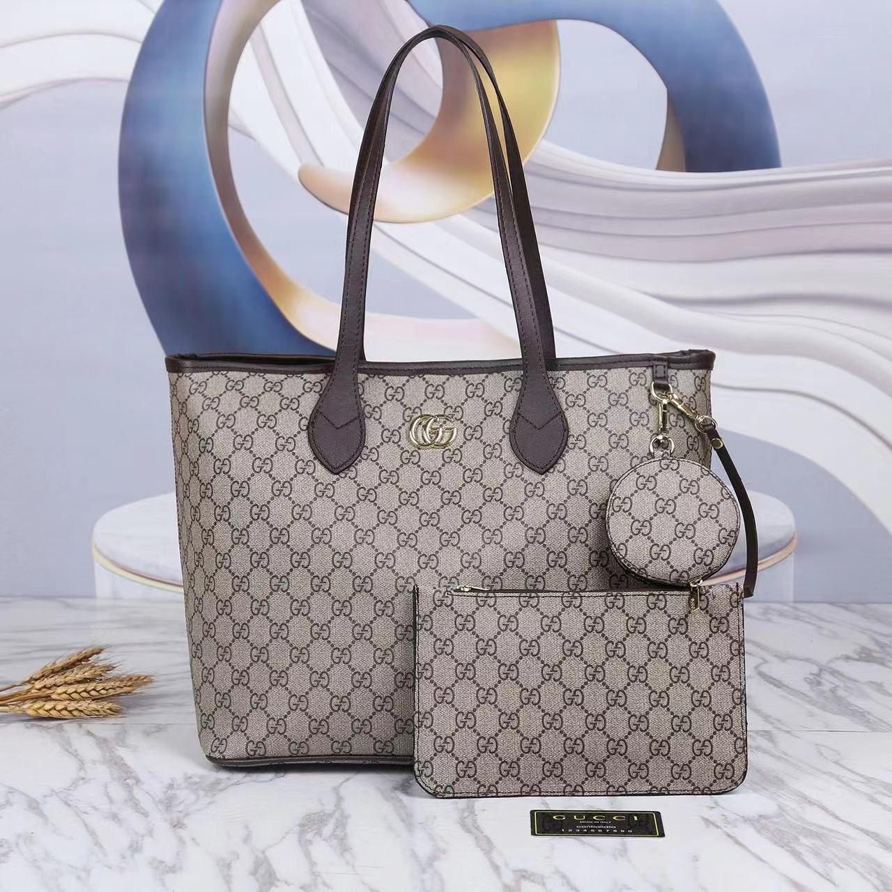 Gu cci Mono gram Tote Bag Set