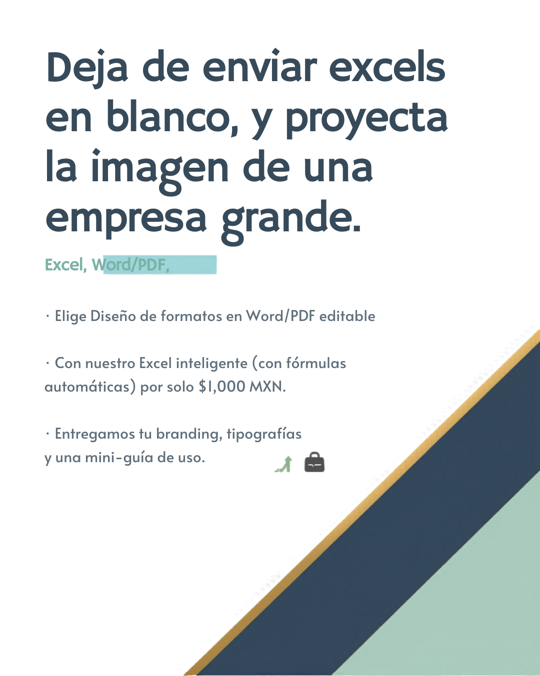 Diseño de formatos empresariales
